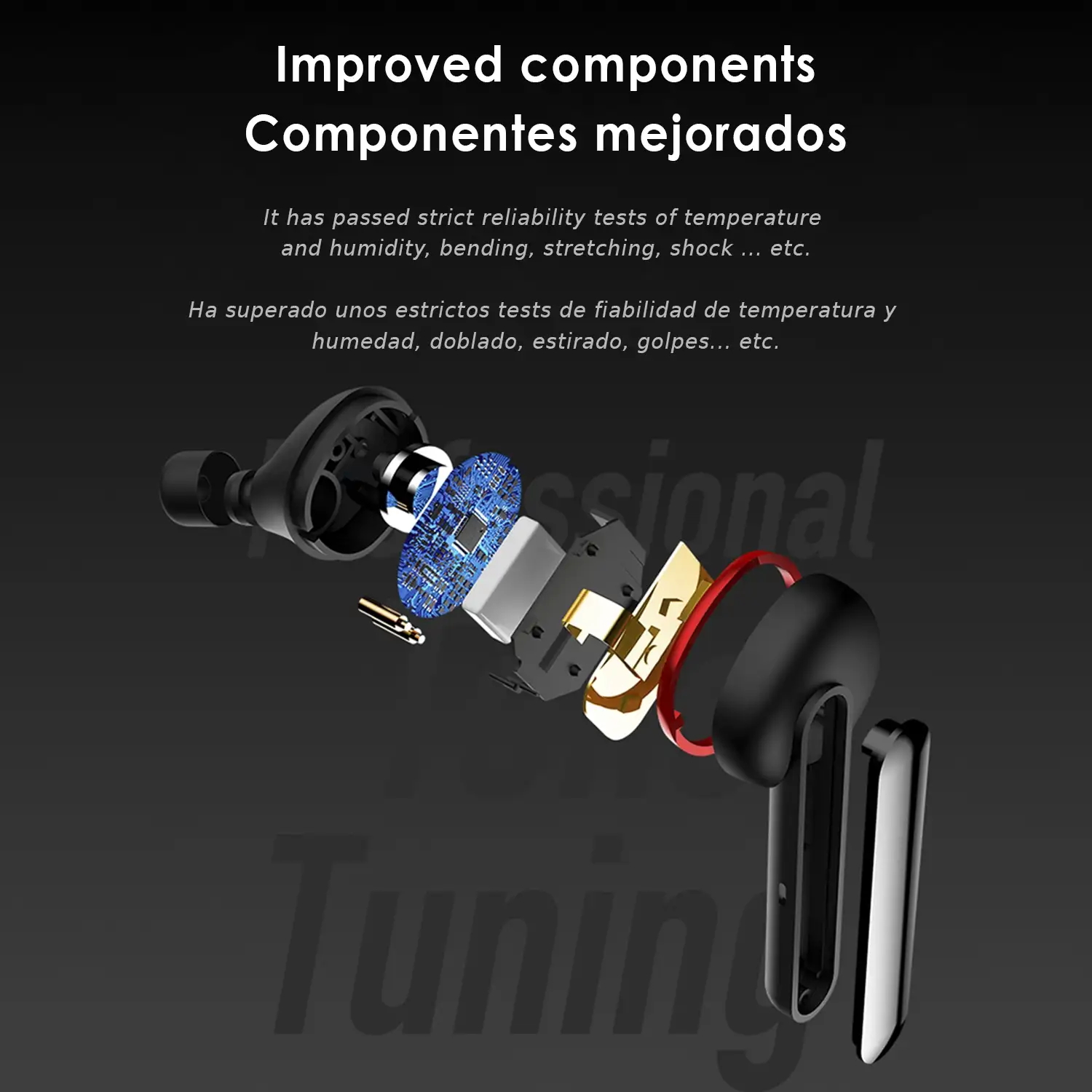 Auriculares TWS H23T Bluetooth 5.0 con display de carga. Caja de 300 mah+ auriculares con 30 mah.