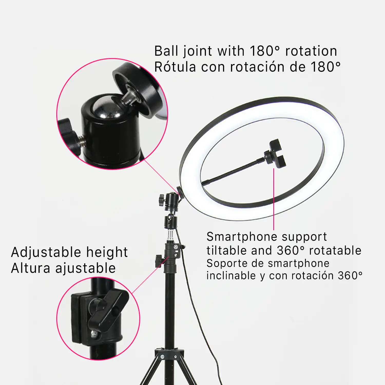 Tripié para Cámara Plateado – Joinet