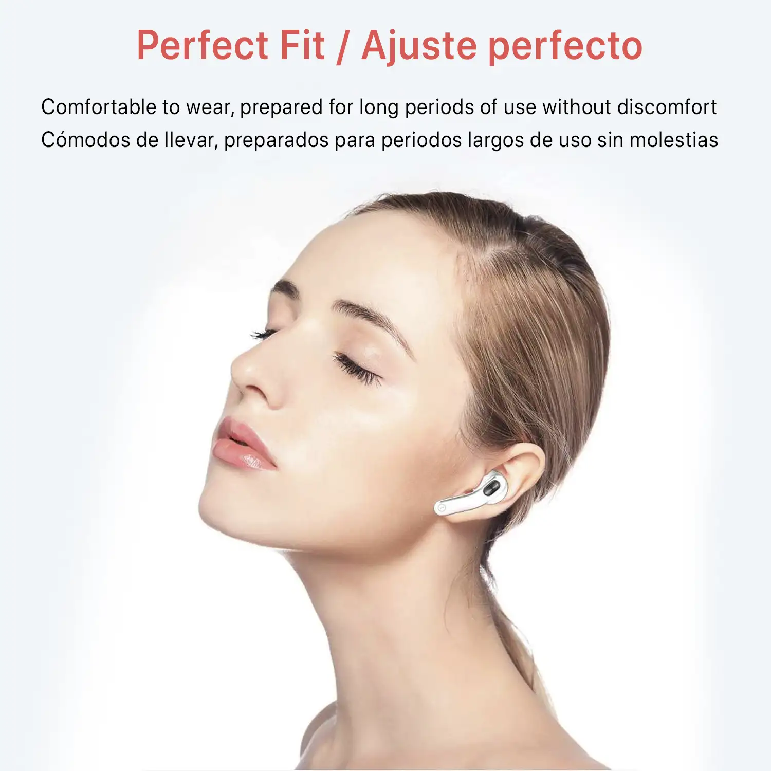 Auriculares TWS H35T Bluetooth 5.1. Caja de 300 mAh + auriculares con 30 mAh.