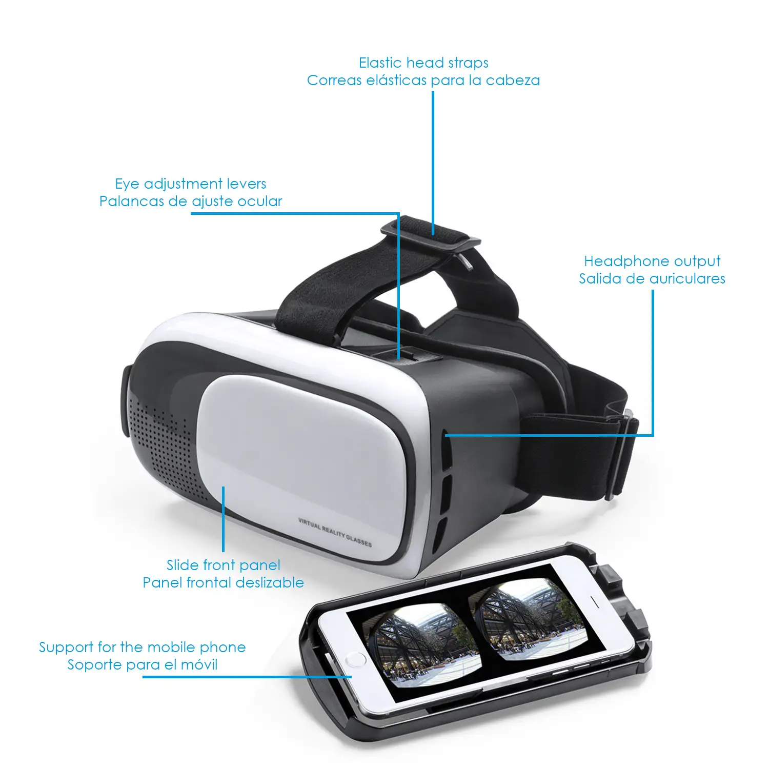 Gafas de realidad virtual para smartphone Bercley