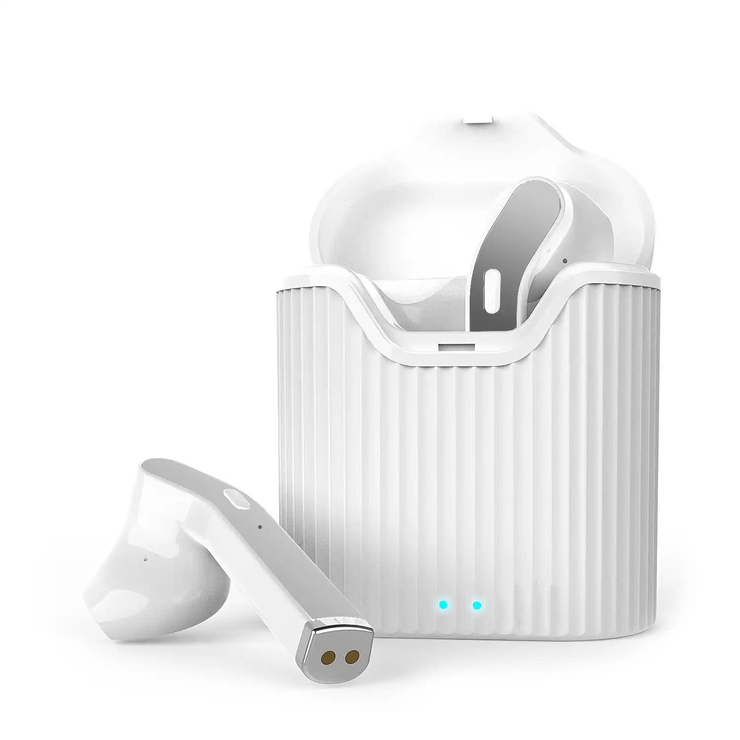 Auriculares TWS H1917T Bluetooth 5.0 Caja de 350 mah y auriculares con 40 mah.