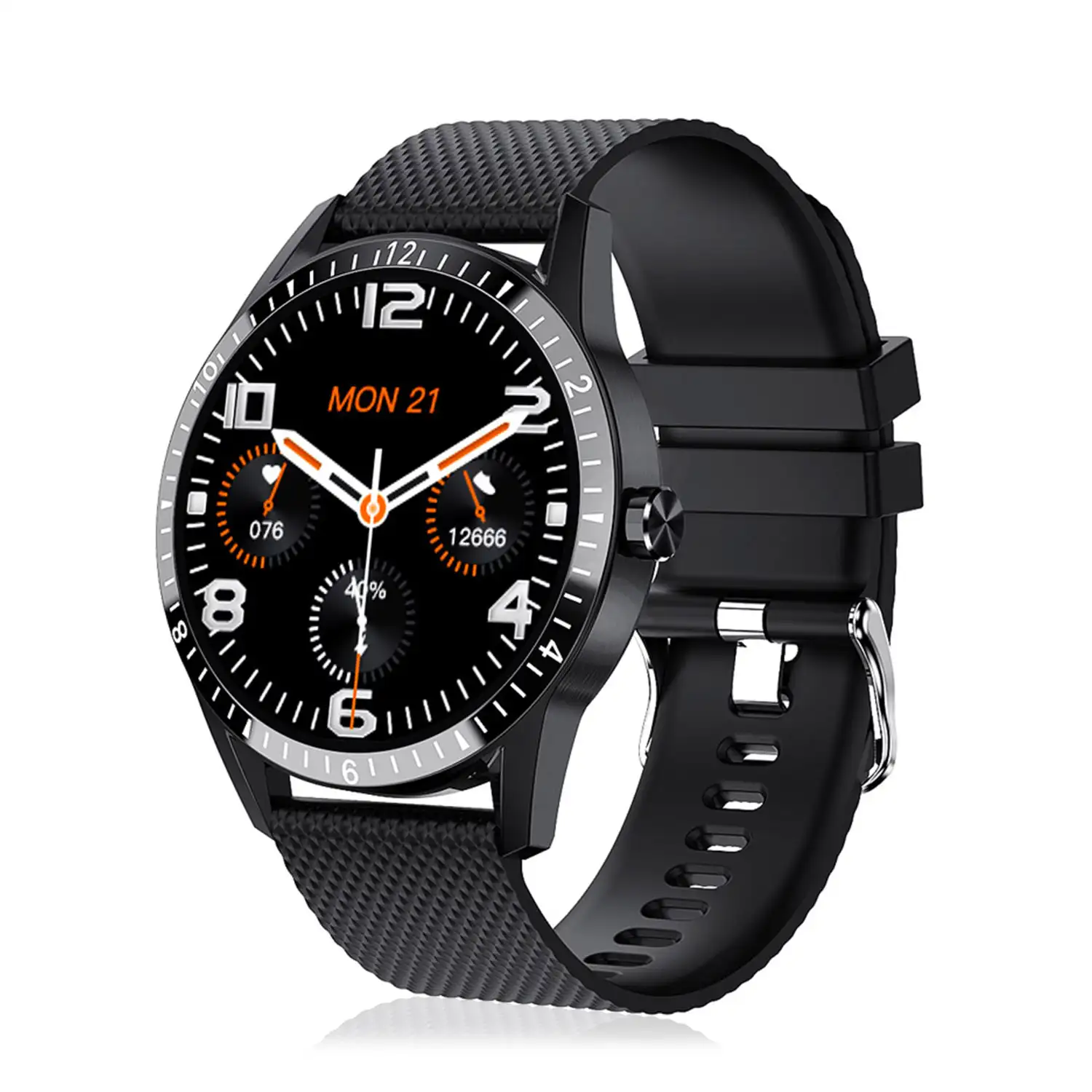 Smartwatch Y20 multideportivo con monitor cardiaco, sumergible, dial personalizable