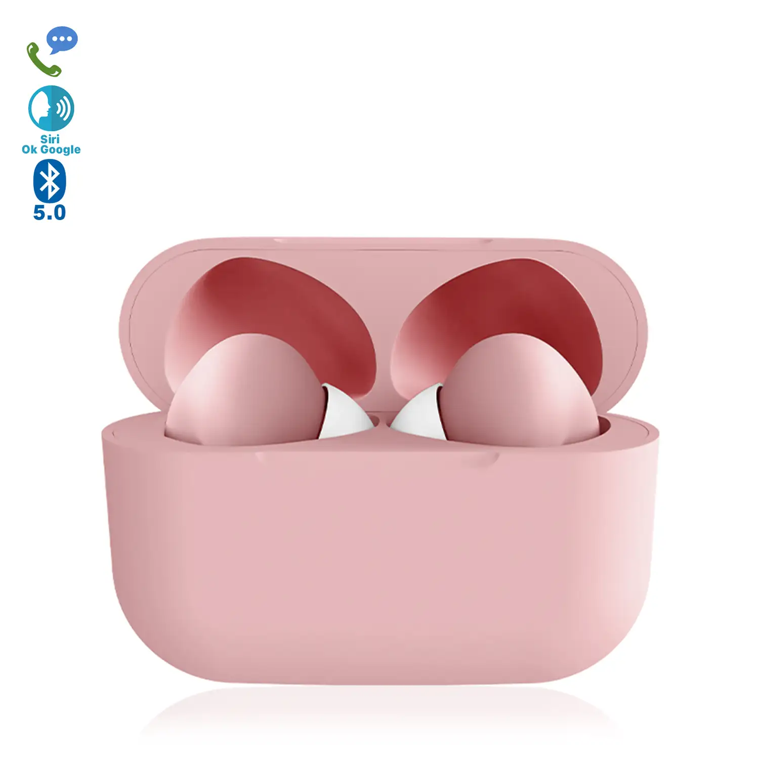 Auriculares InPods 13 Macaron Bluetooth 5.0 táctiles con base de carga, sincronización automática con ventana emergente