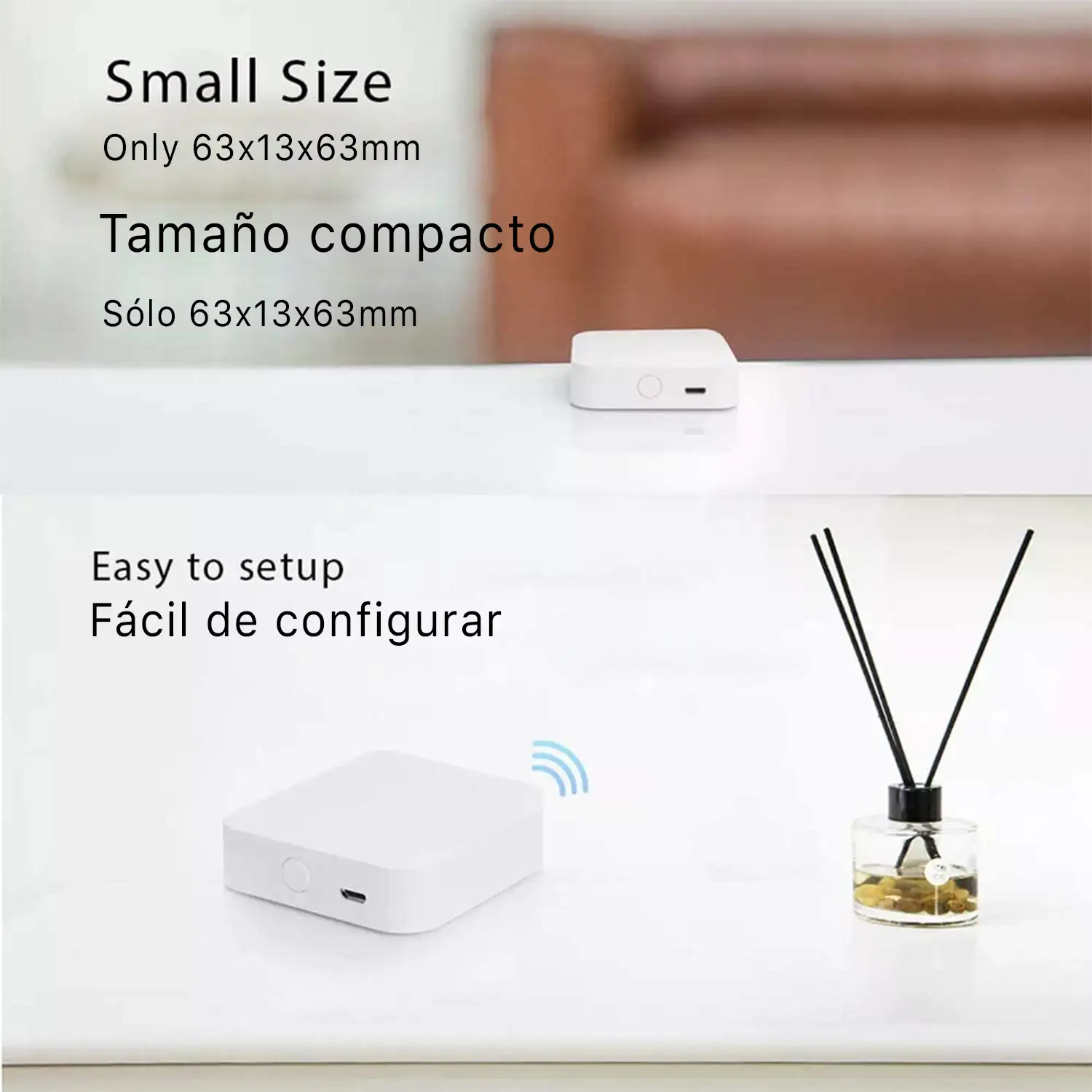 ZigBee Smart Gateway Hub  Bridge mando a distancia inalámbrico para todos los productos inteligentes Tuya ZigBee 3.0. Tuya/Smart Life APP.