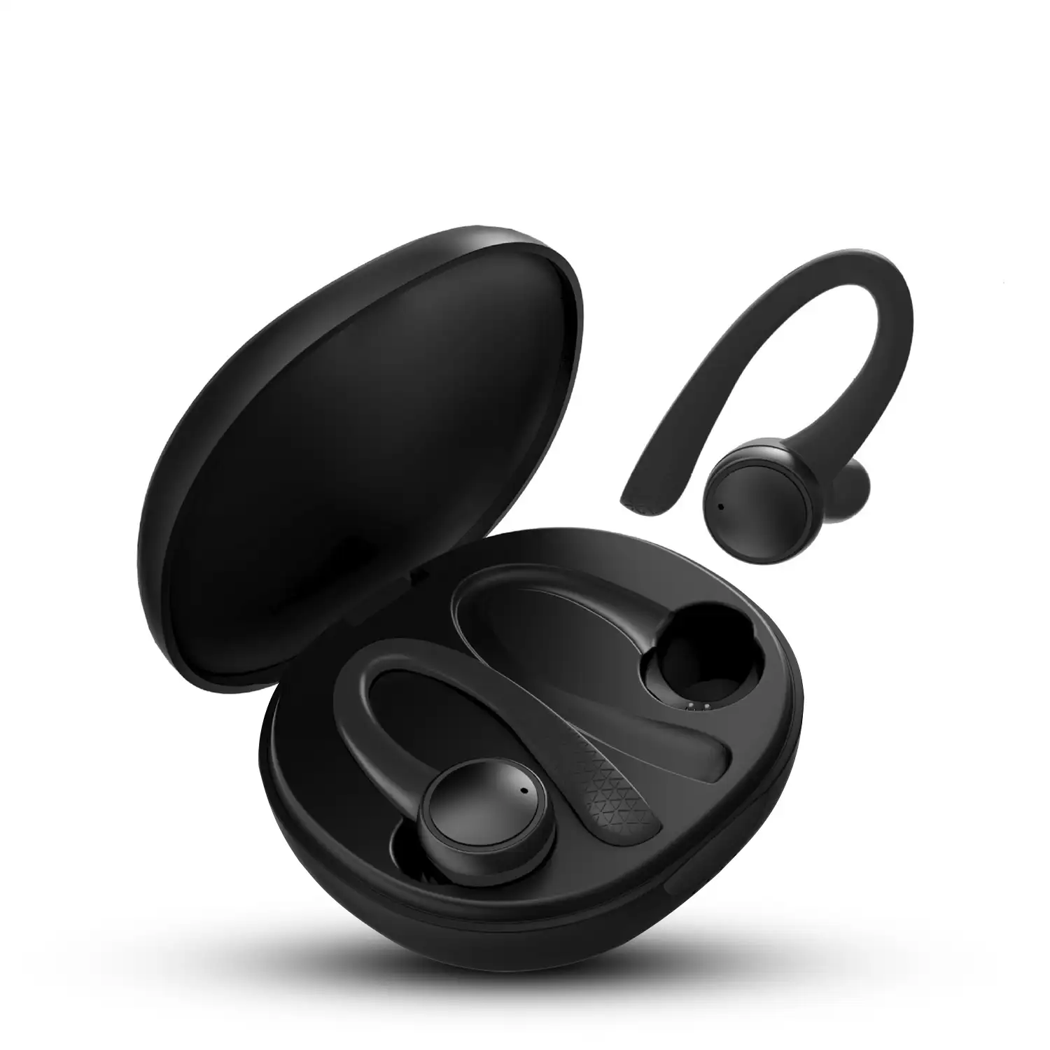 Auriculares TWS T7 Pro deportivos anti caída, Bluetooth 5.0, batería de 40mAh y base de carga de 400mAh