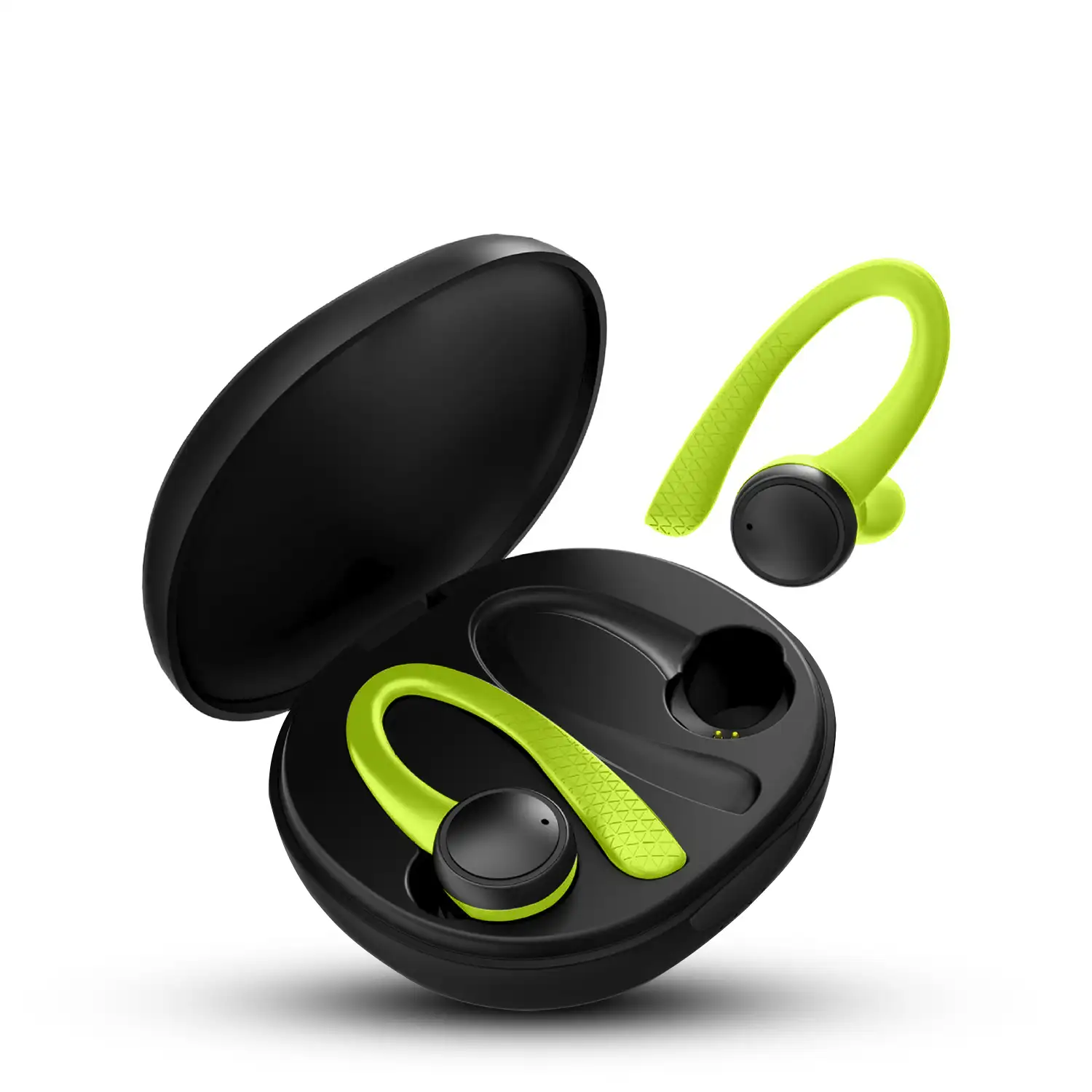 Auriculares TWS T7 Pro deportivos anti caída, Bluetooth 5.0, batería de 40mAh y base de carga de 400mAh