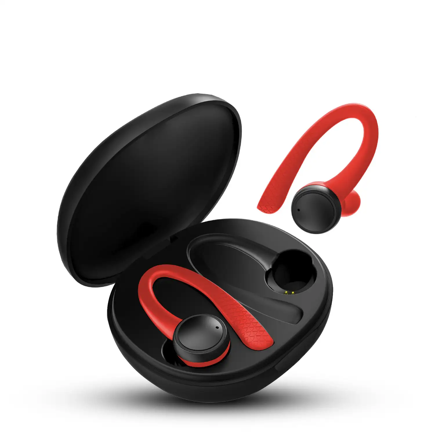 Auriculares TWS T7 Pro deportivos anti caída, Bluetooth 5.0, batería de 40mAh y base de carga de 400mAh