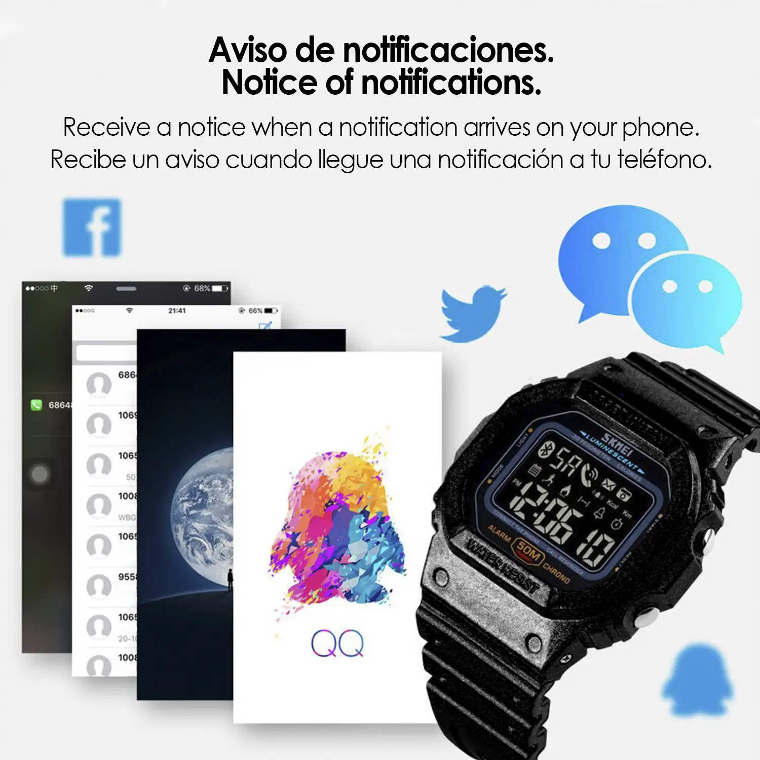 Smartwatch 1629 bluetooth diseño clásico digital con funciones avanzadas