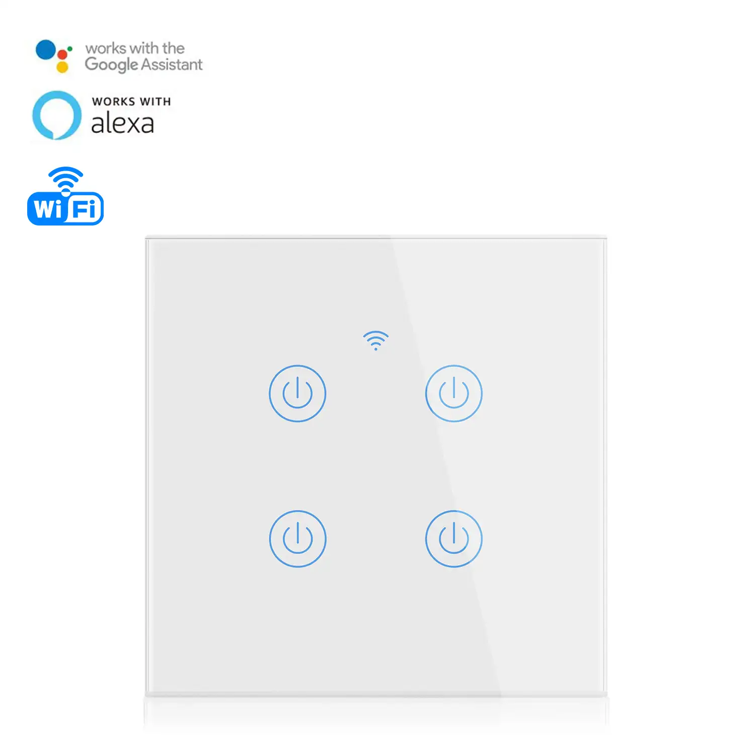 Interruptor Inteligente Wifi Compatible Alexa y Google