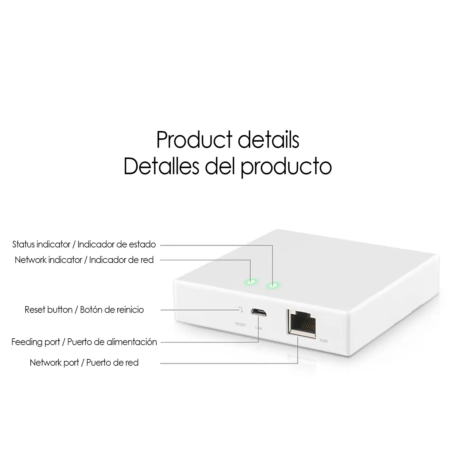 ZigBee Smart Gateway Hub Bridge. Controlador puente para todos los productos inteligentes Tuya ZigBee 3.0. Tuya/Smart Life APP