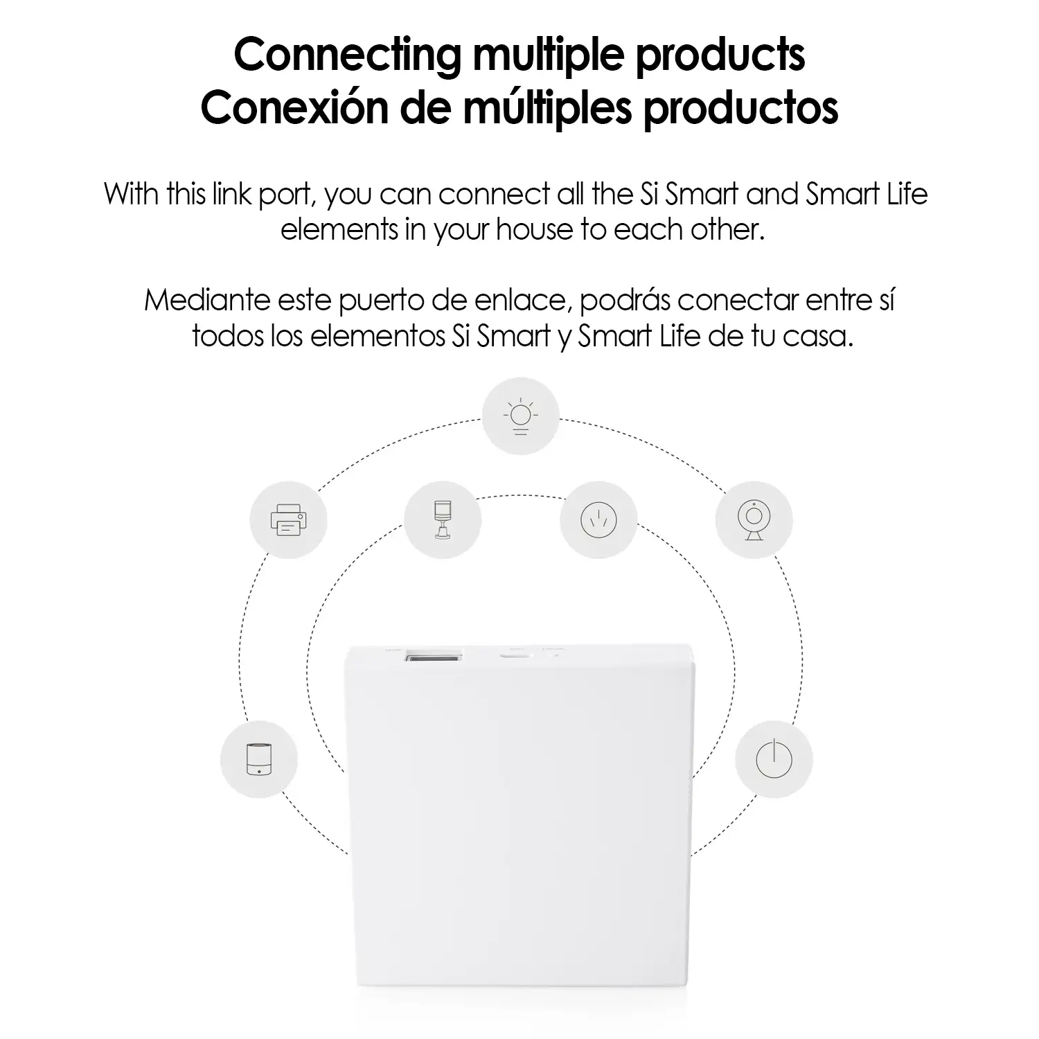 ZigBee Smart Gateway Hub Bridge. Controlador puente para todos los productos inteligentes Tuya ZigBee 3.0. Tuya/Smart Life APP