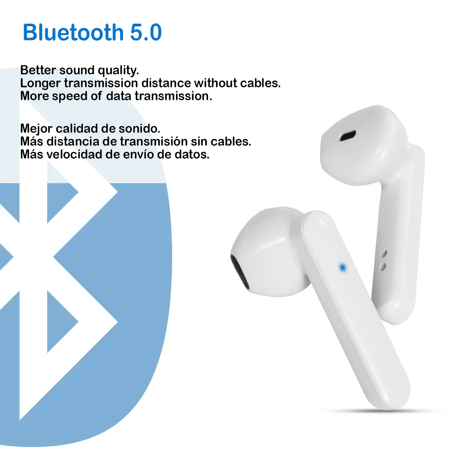 Auriculares TWS Bluetooth 5.0 Protex