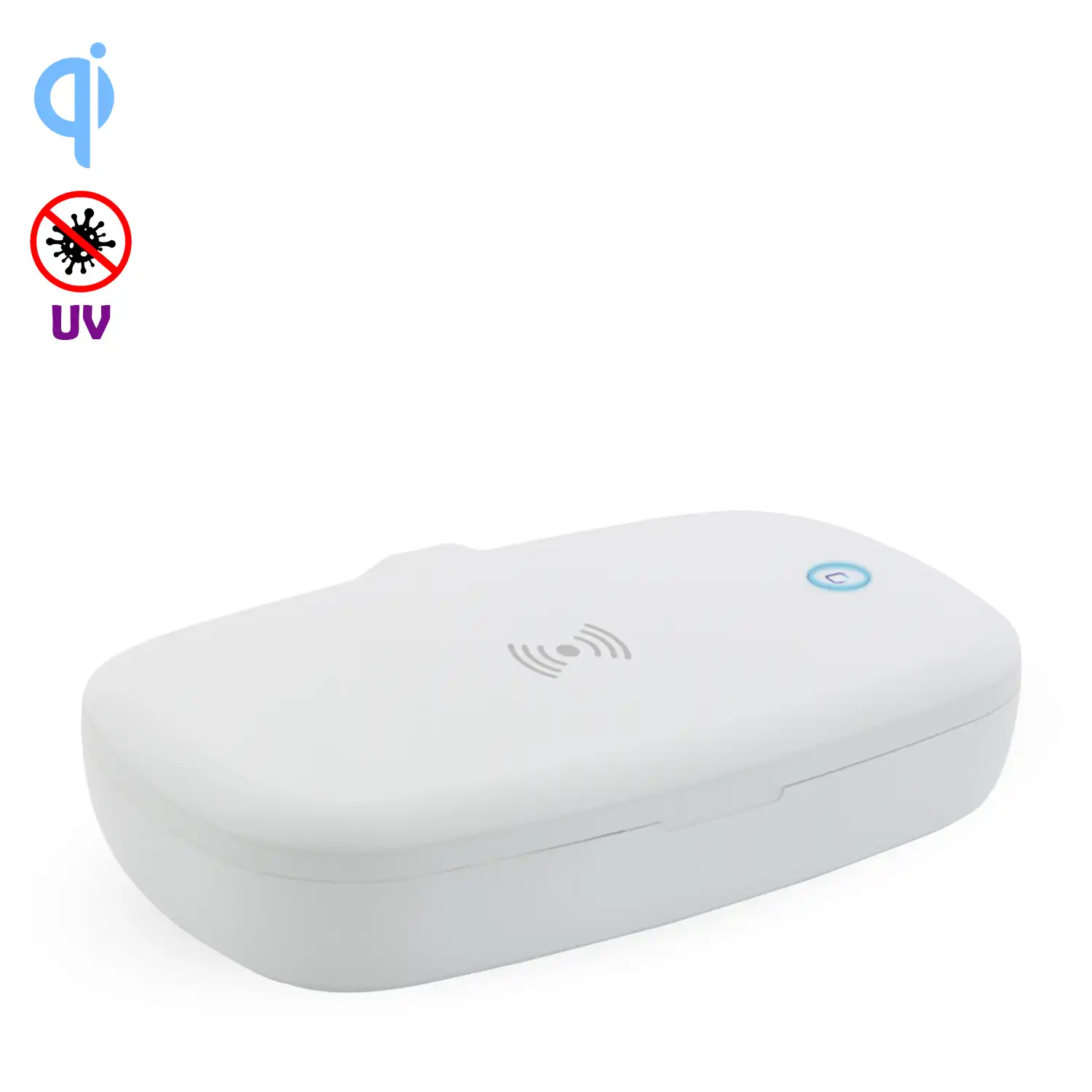 Caja Esterilizadora UV con cargador Qi Halby