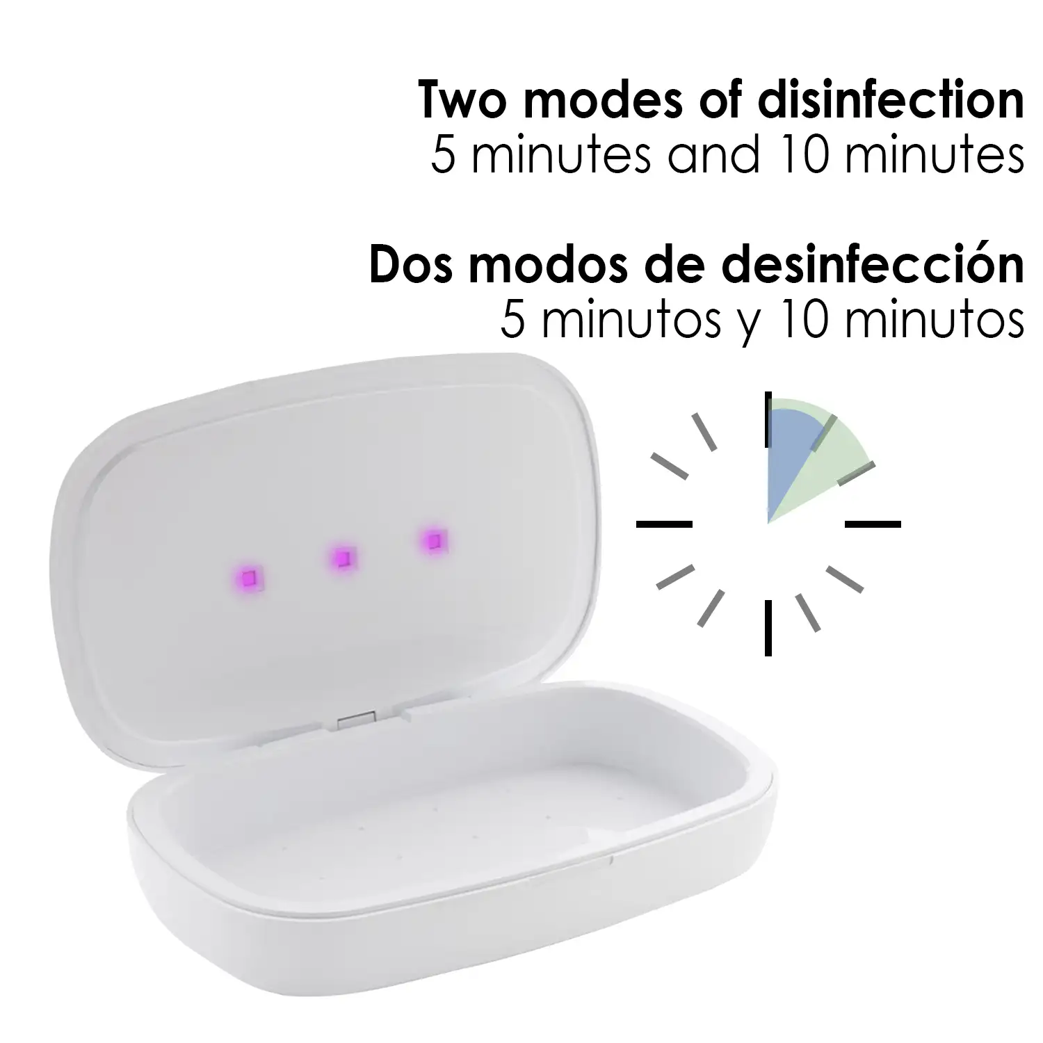 Caja Esterilizadora UV con cargador Qi Halby