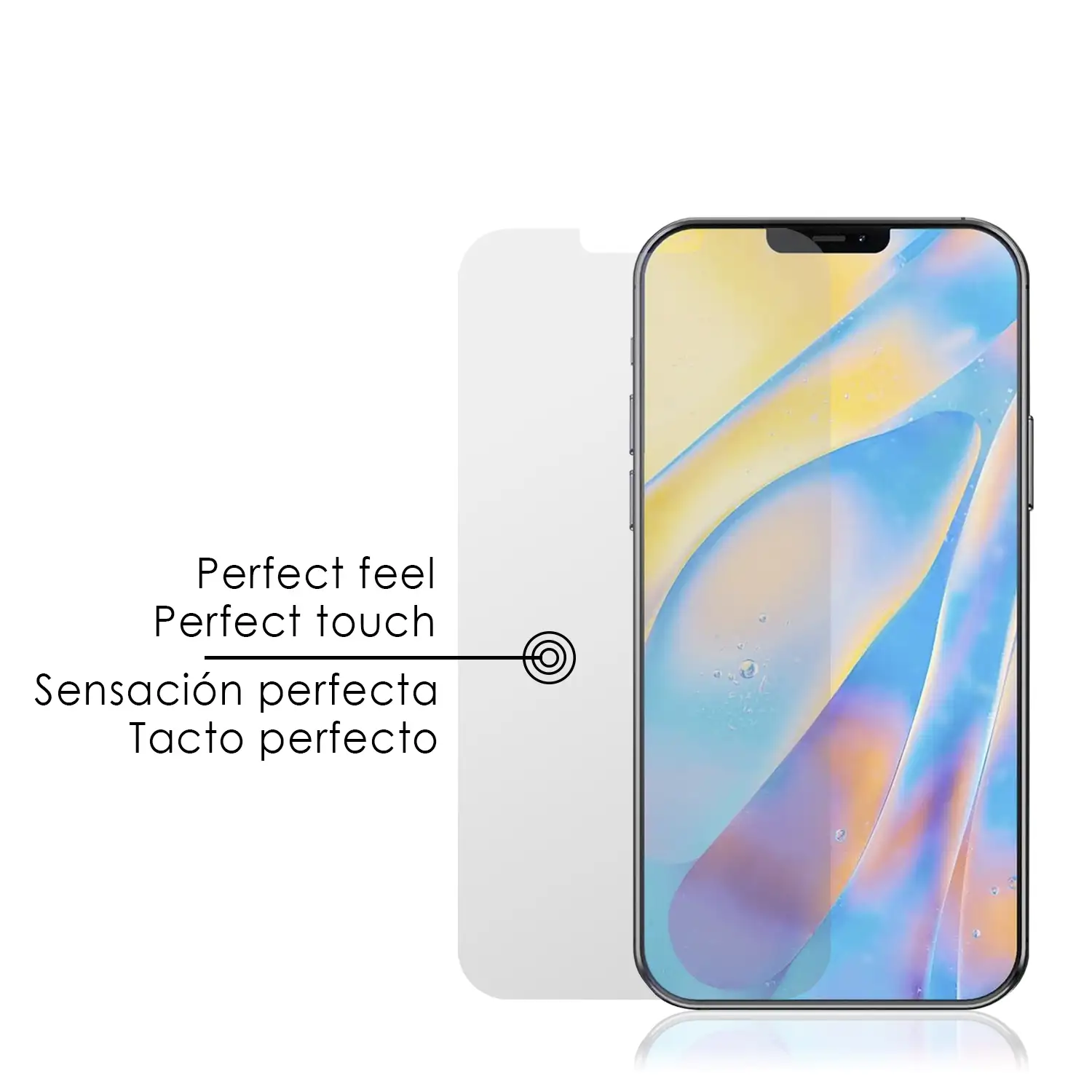 Protector de pantalla de cristal templado full cover para iPhone 12 y 12 Pro