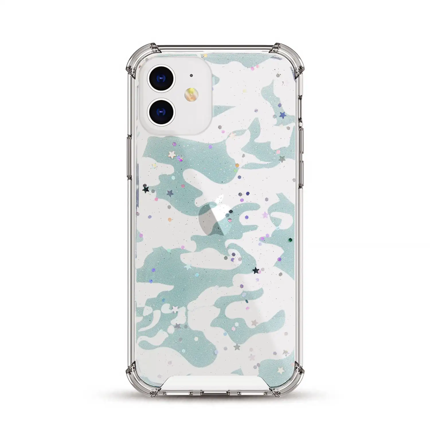 Carcasa de TPU de alta protección con diseño camuflaje urbano para iPhone 12 y 12 Pro