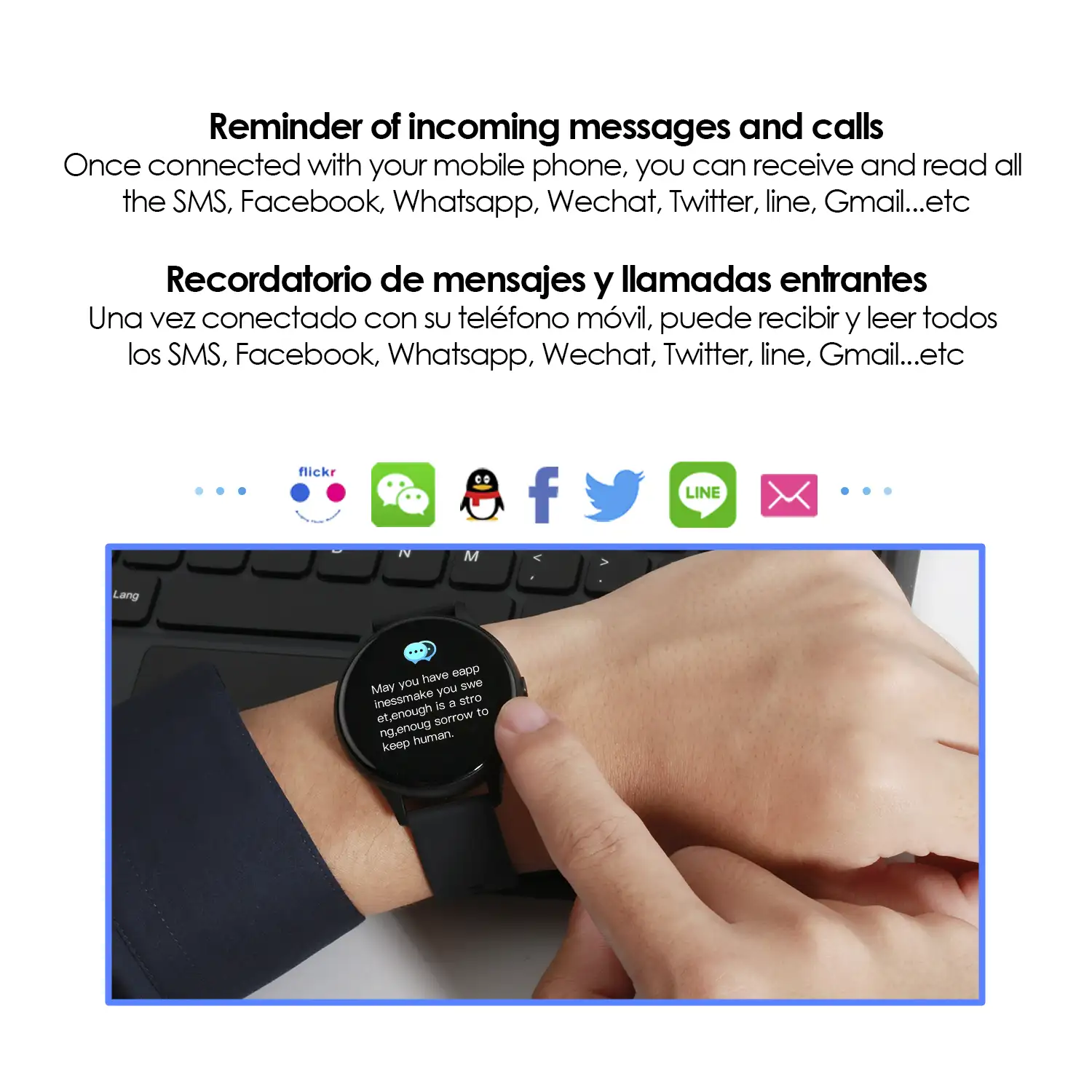 Smartwatch K21 con temperatura corporal, monitor cardiaco y modo multideporte