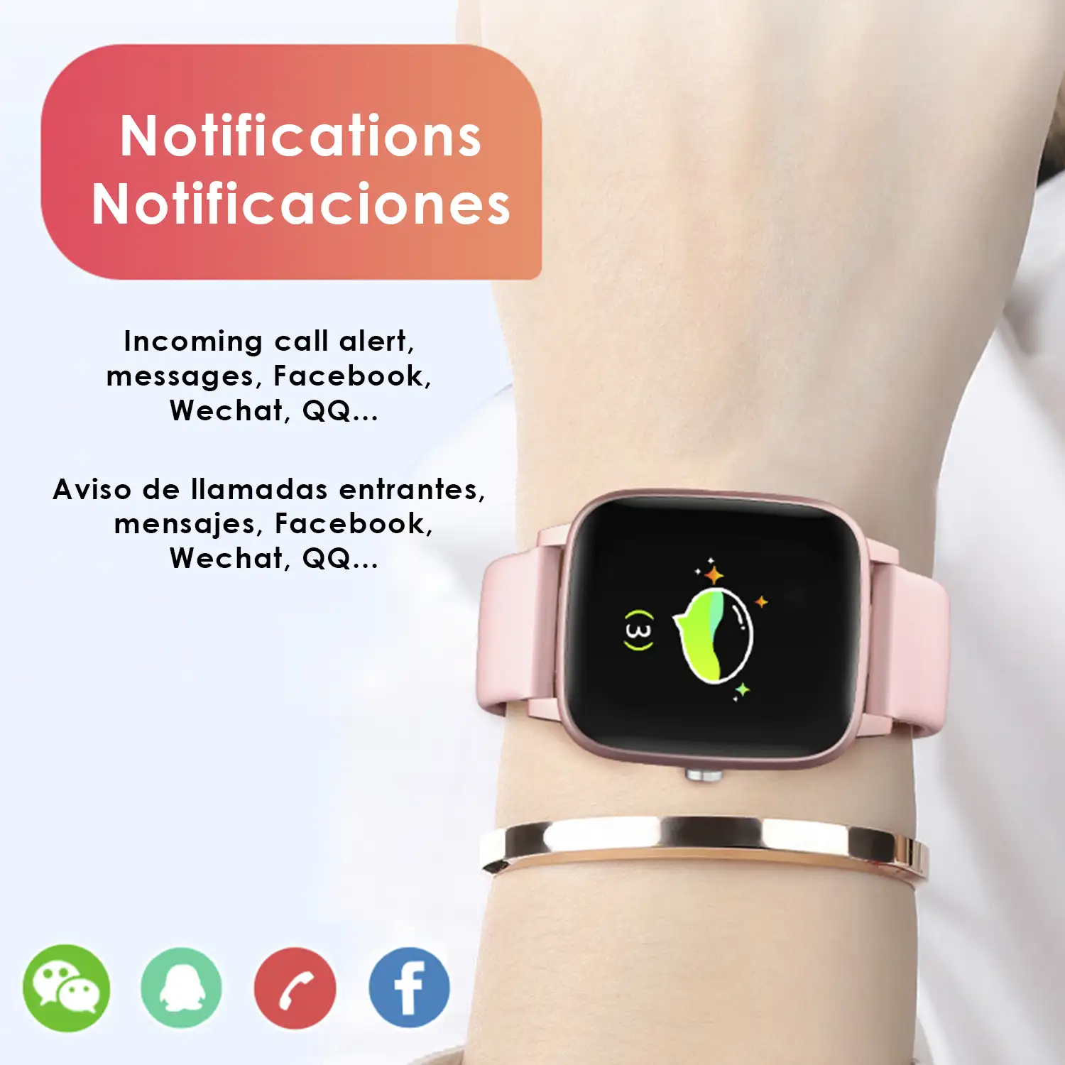 Smartwatch T98 con temperatura corporal, monitor cardiaco y modo multideporte