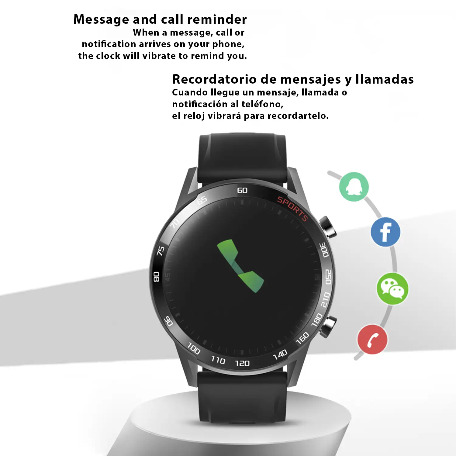 Smartwatch T23 con temperatura corporal, tensión, oxígeno en sangre y modo multideportivo.