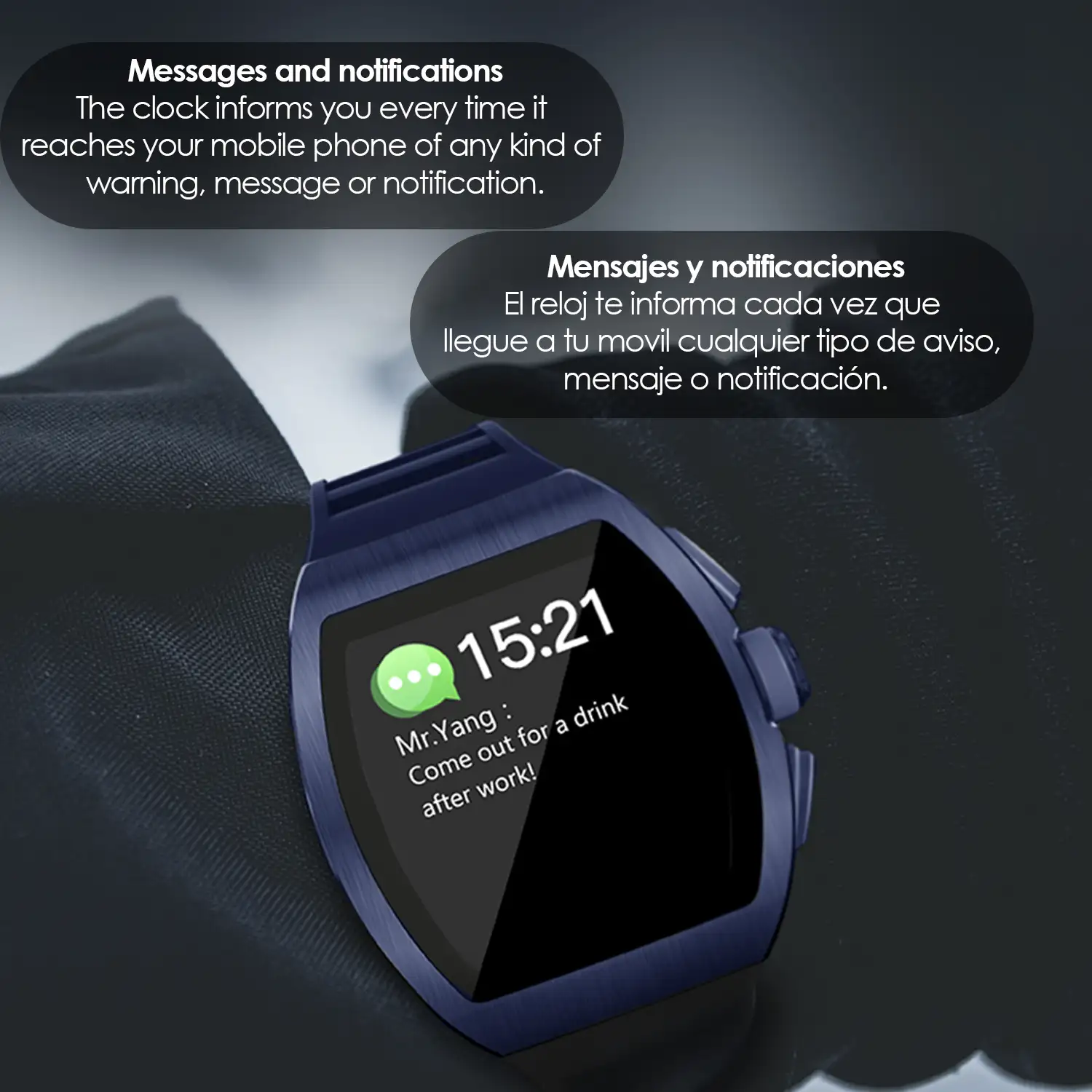 Smartwatch deportivo mifone con monitor cardíaco deals