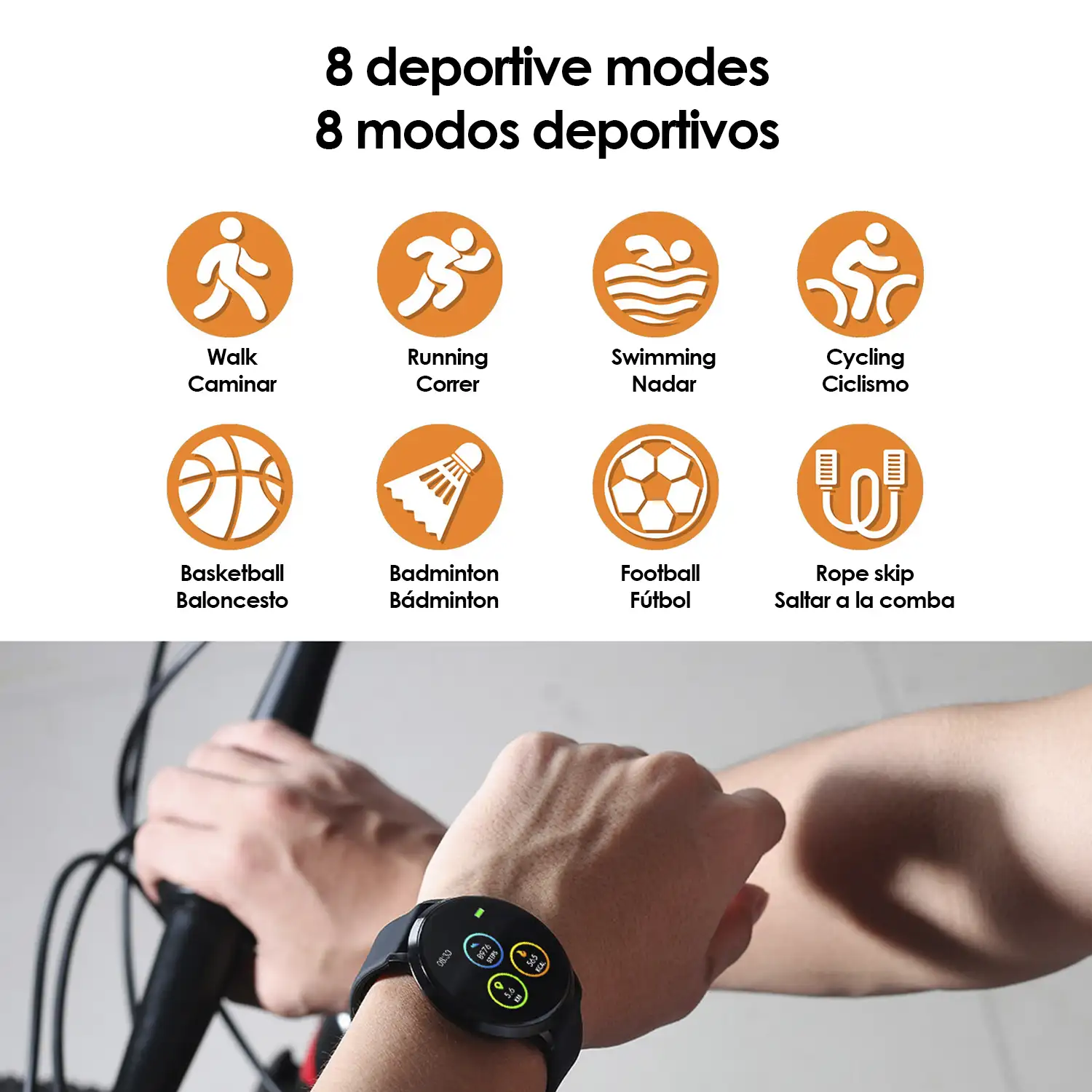 Smartwatch para hotsell nadar y correr