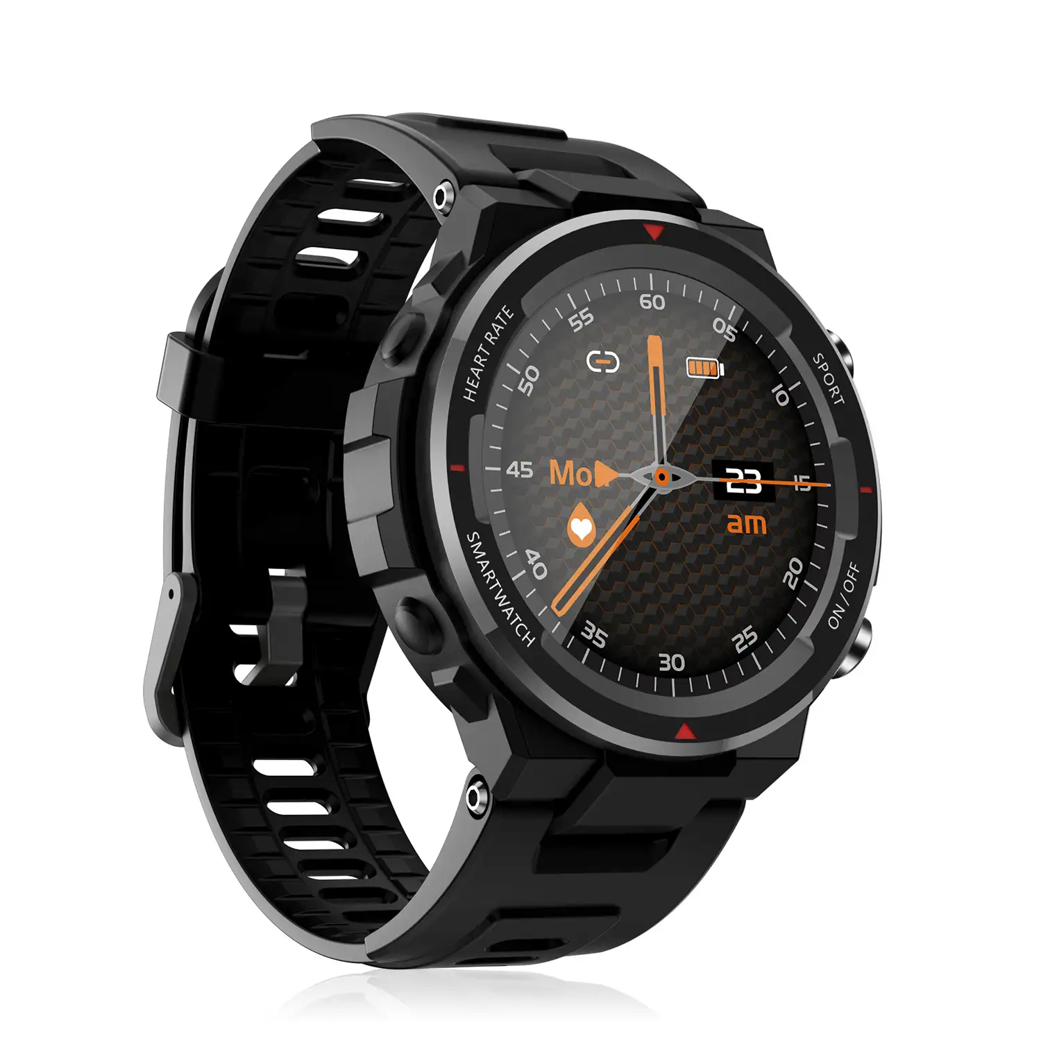 Smartwatch Q70 con monitor cardíaco, tensión y 9 modos multideportivos.