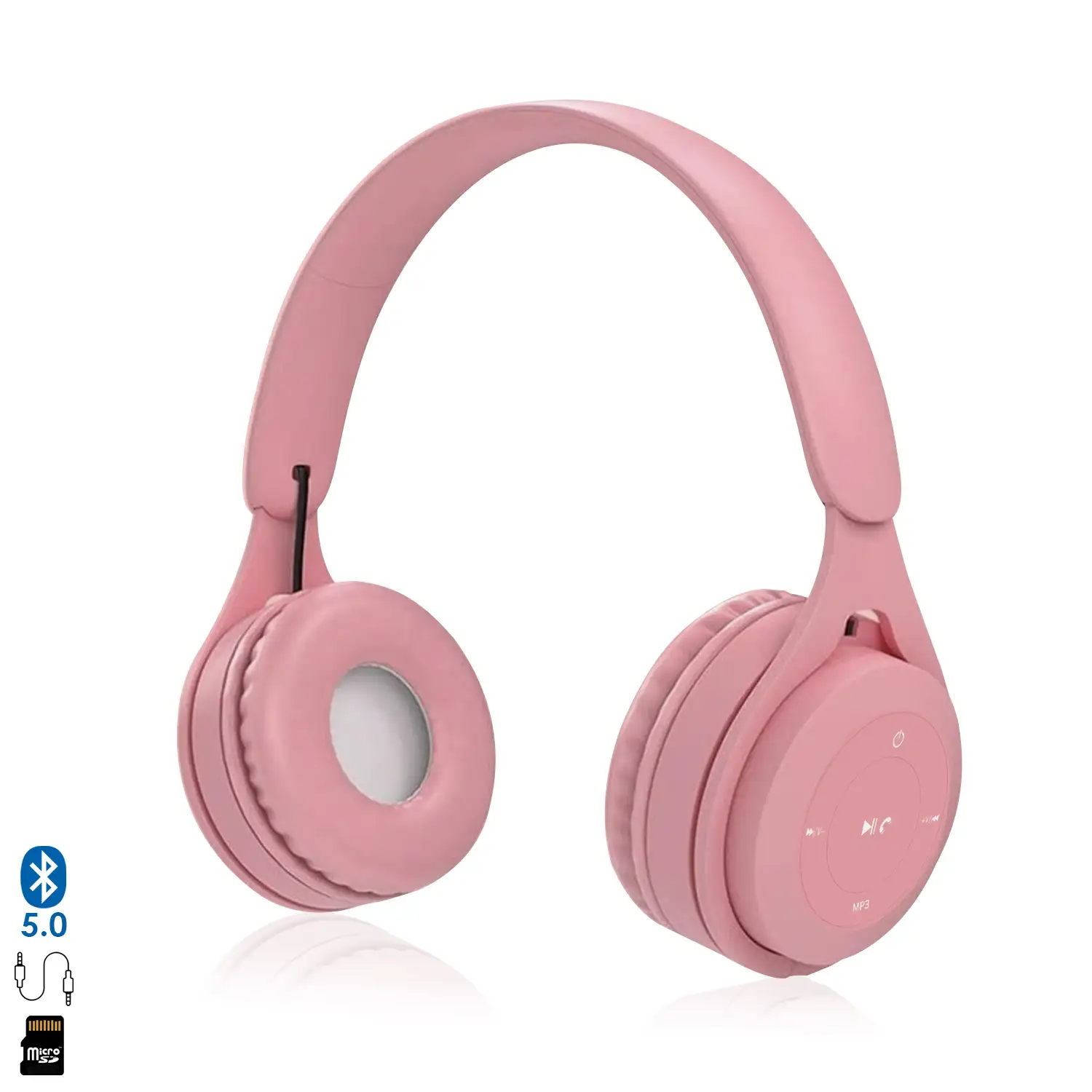 Cascos Y08 Bluetooth 5.0 con control de música y llamadas, radio FM.