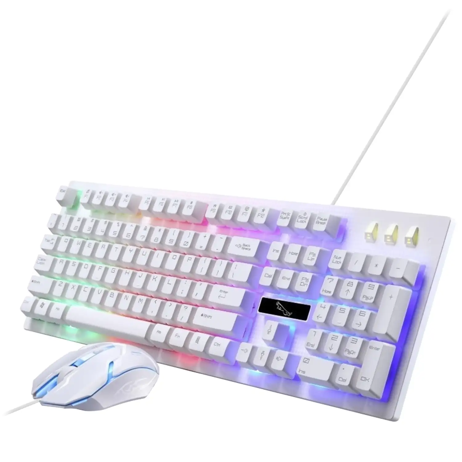 Pack gaming G20 de teclado y ratón con luces RGB. Ratón 1600dpi.