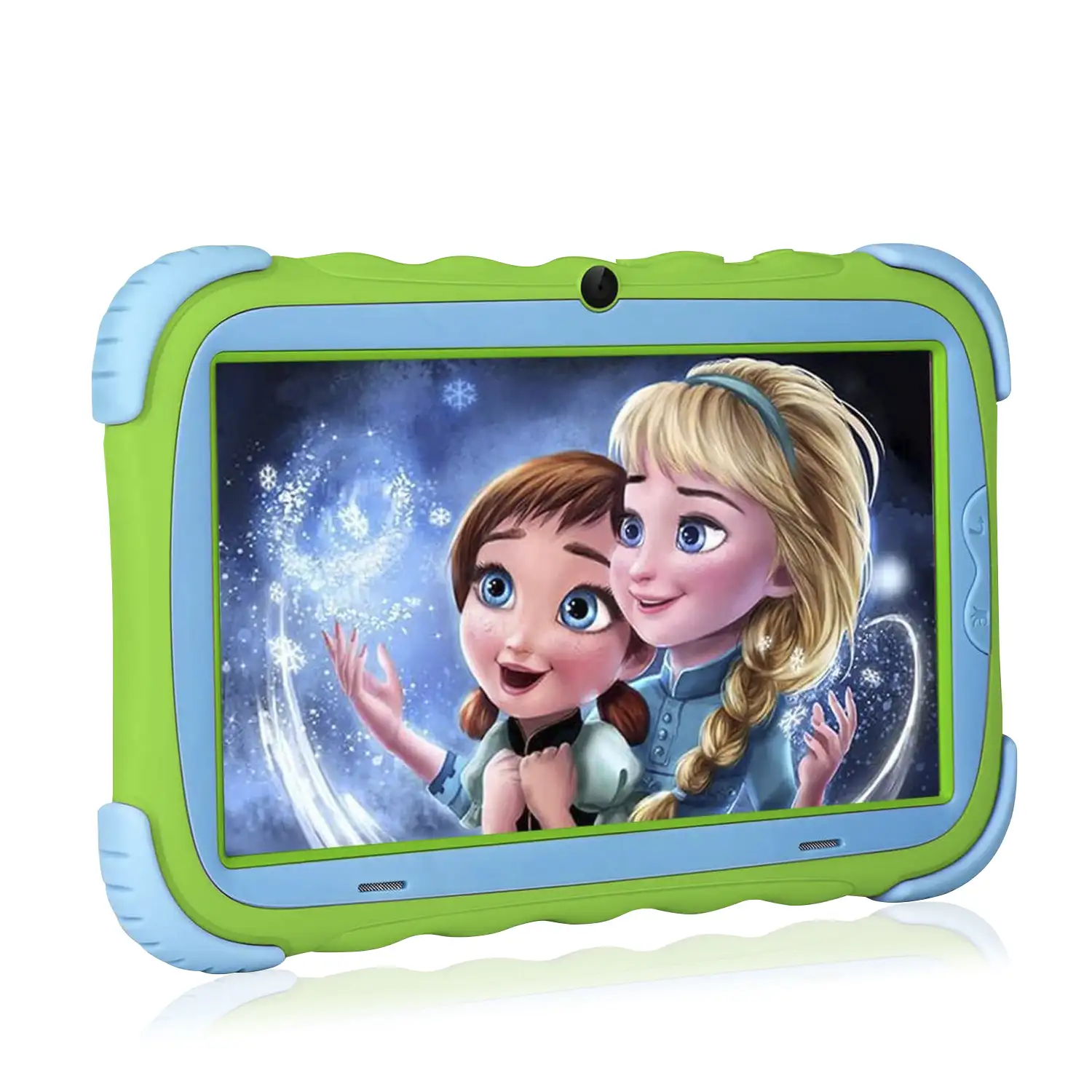 Tablet Infantil Y57, Quad Core Android 9.0, WiFi, con control parental y limitador de tiempo de uso, cámara doble y refuerzo antigolpes