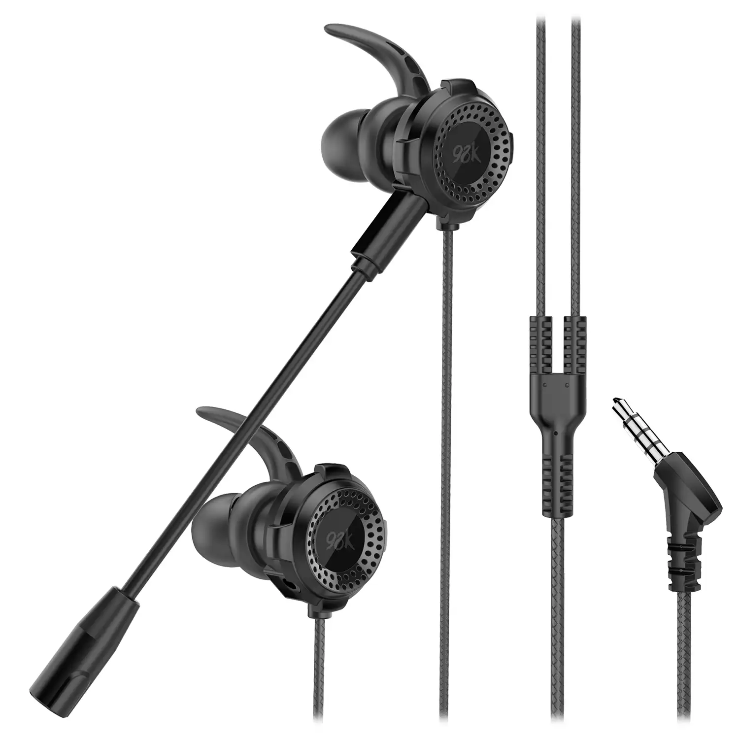 Headset In-Ear G3000. Auriculares con cable especiales gaming con micrófono  extraíble. Xbox, PS4, PC, tablet