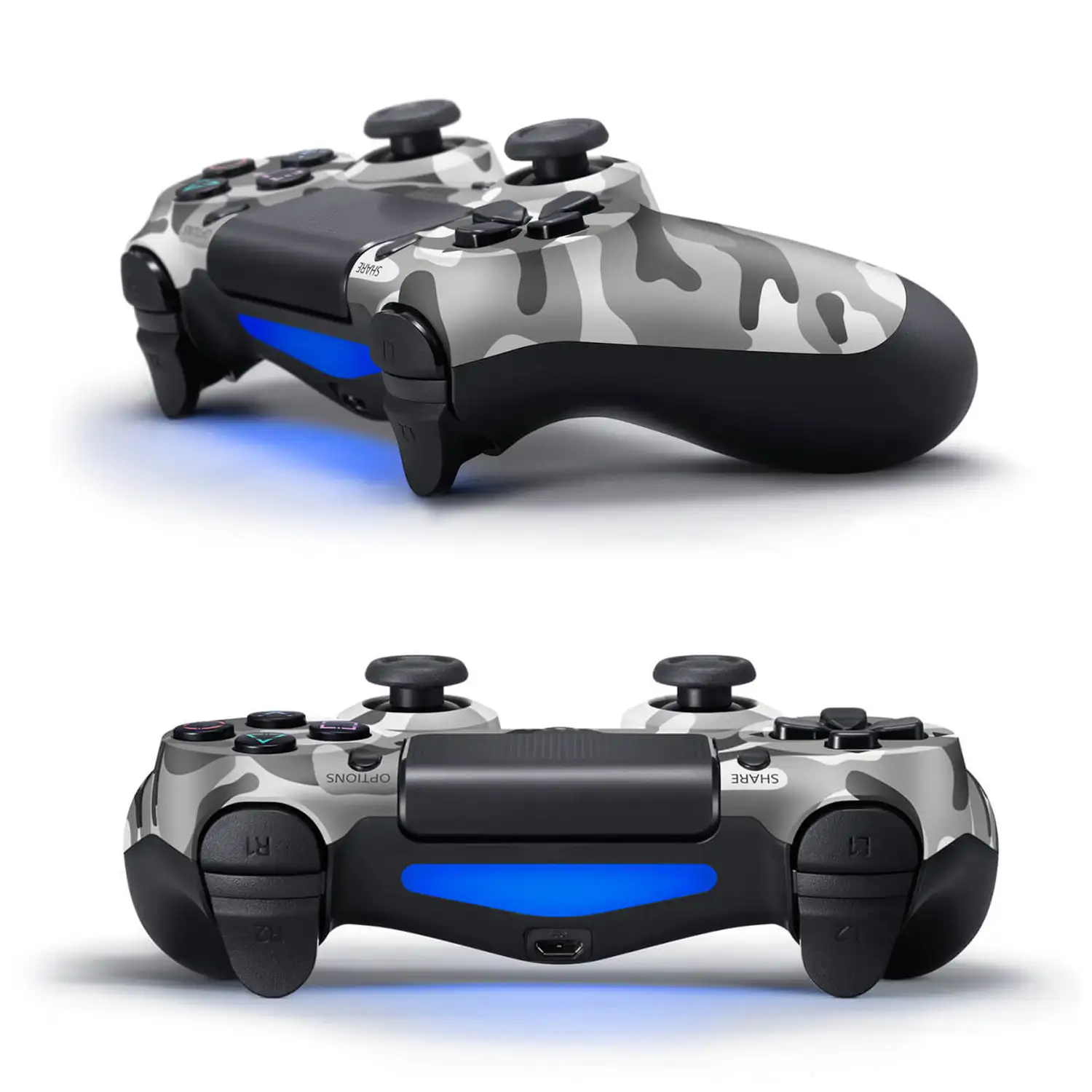 Mando inalámbrico con vibración compatible con PS4. Funciones