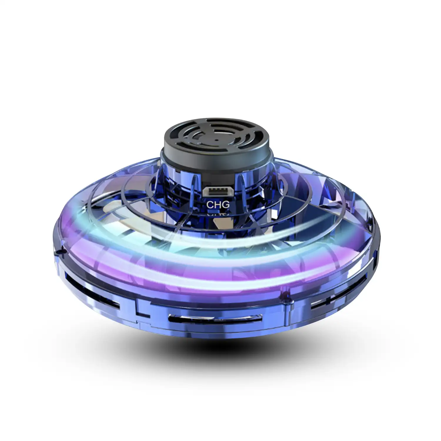 UFO Flyin Spinner. Spinner volador con función boomerang. Luces LED multicolor.