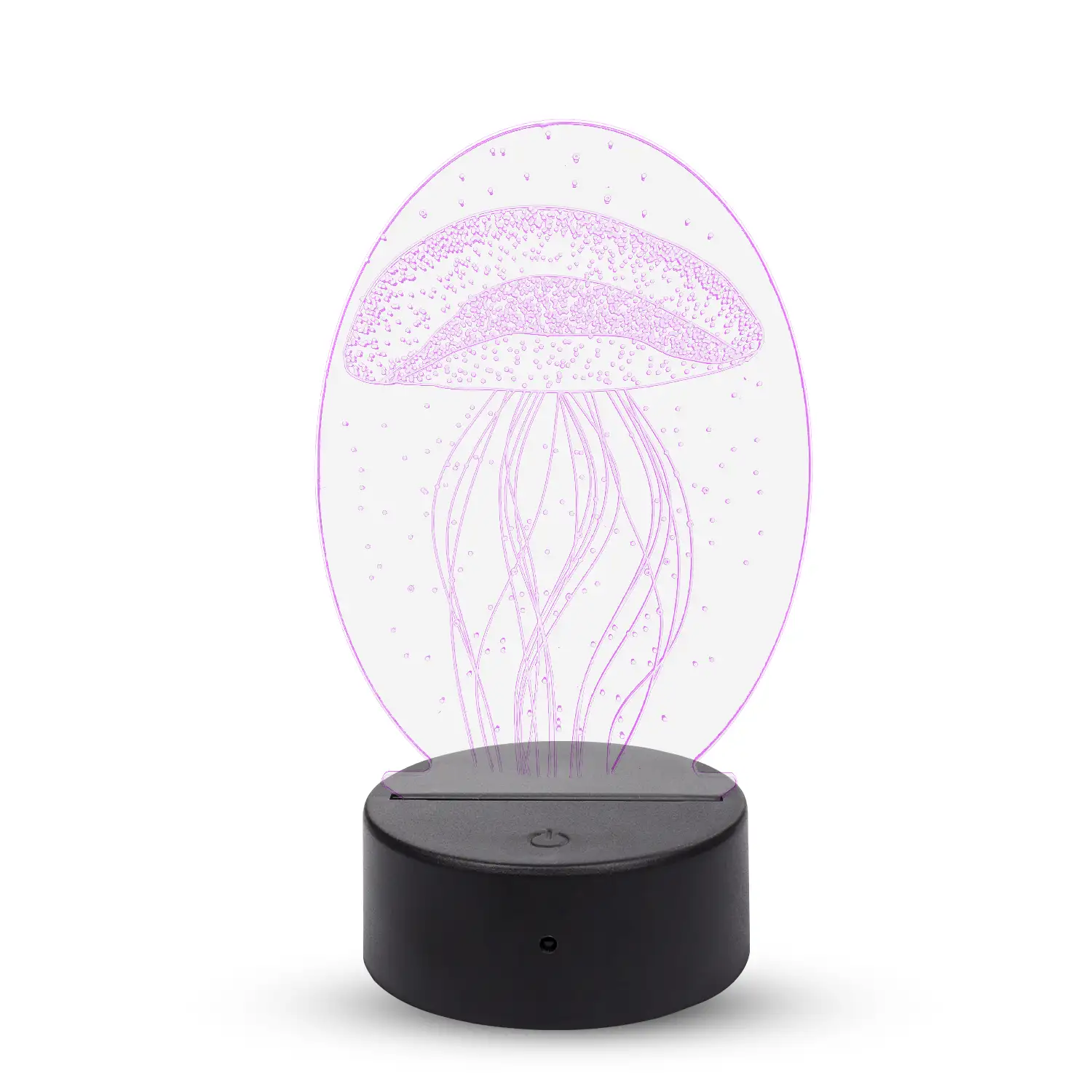 Lámpara ambiental efecto 3D, diseño Medusa. Luces RGB intercambiables, con efectos y mando a distancia.