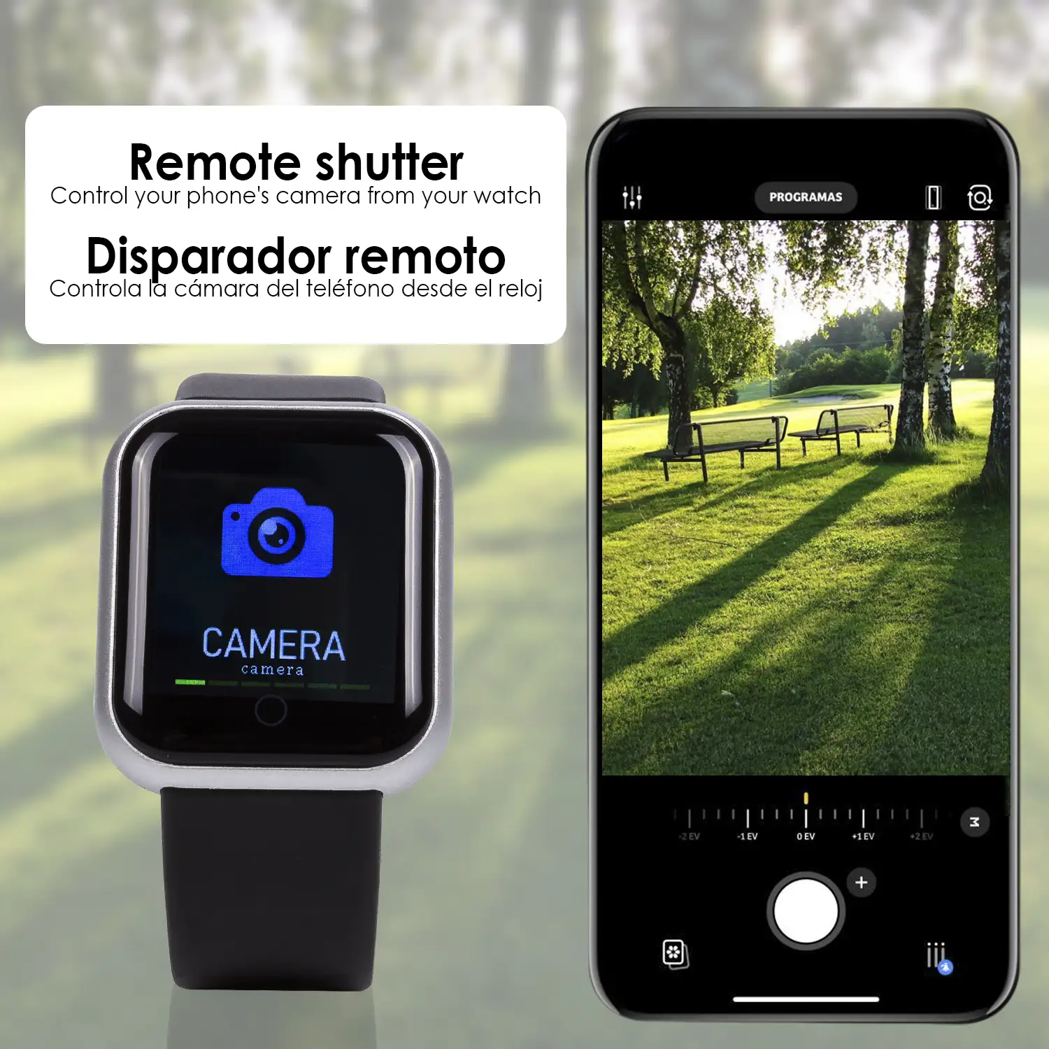 Reloj inteligente Simont multifunción de diseño casual y conexión Bluetooth