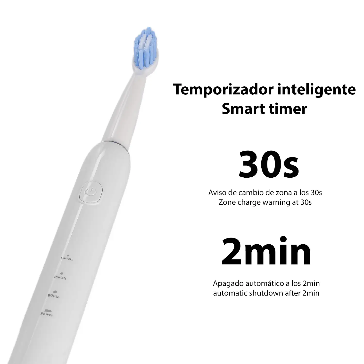 Limpiar el cepillo de dientes eléctrico