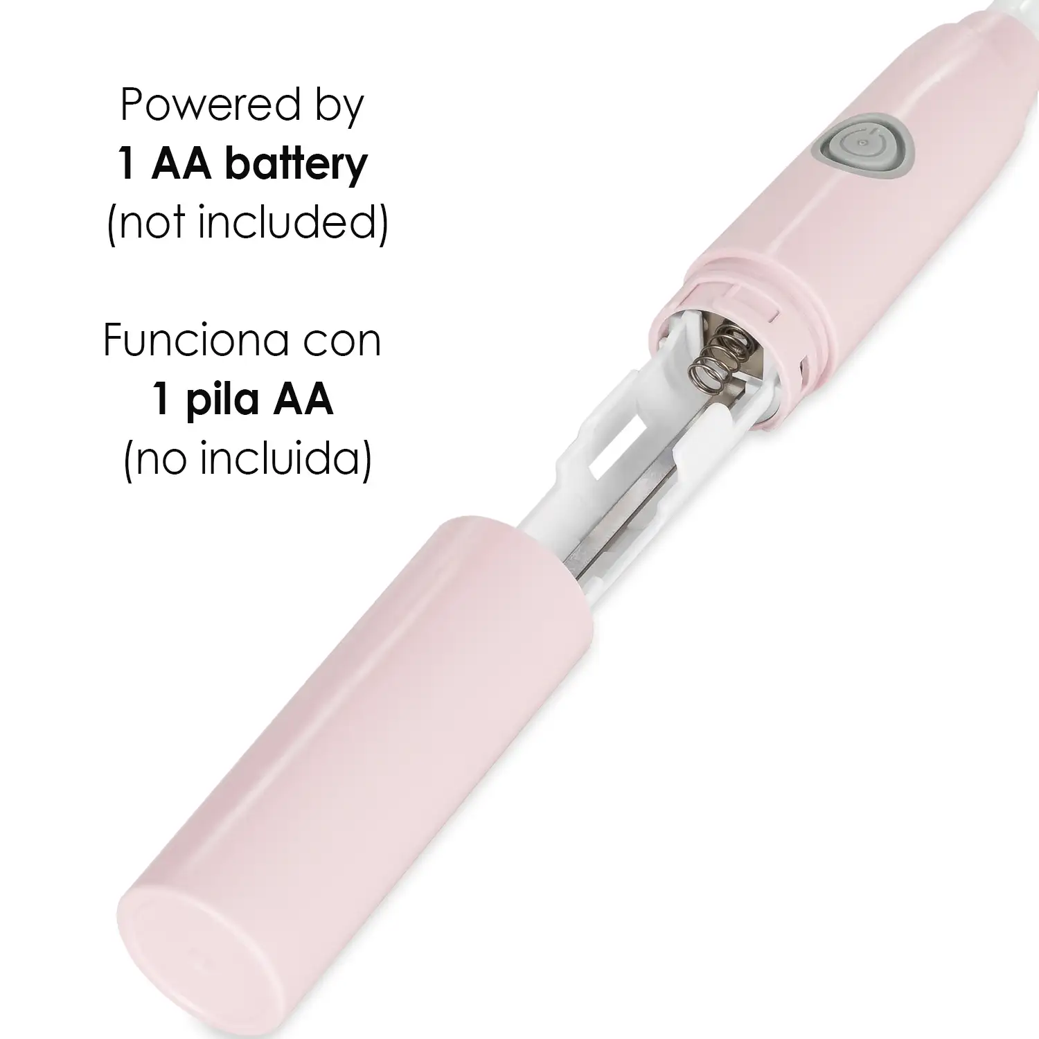 Cepillo de dientes eléctrico sónico ET03. Incluye 2 cabezales.