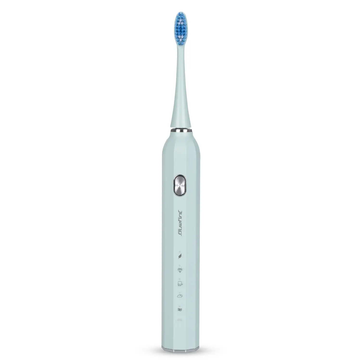 Cepillo dental eléctrico sónico ET05, con 5 modos de cepillado. Incluye 5 cabezales.