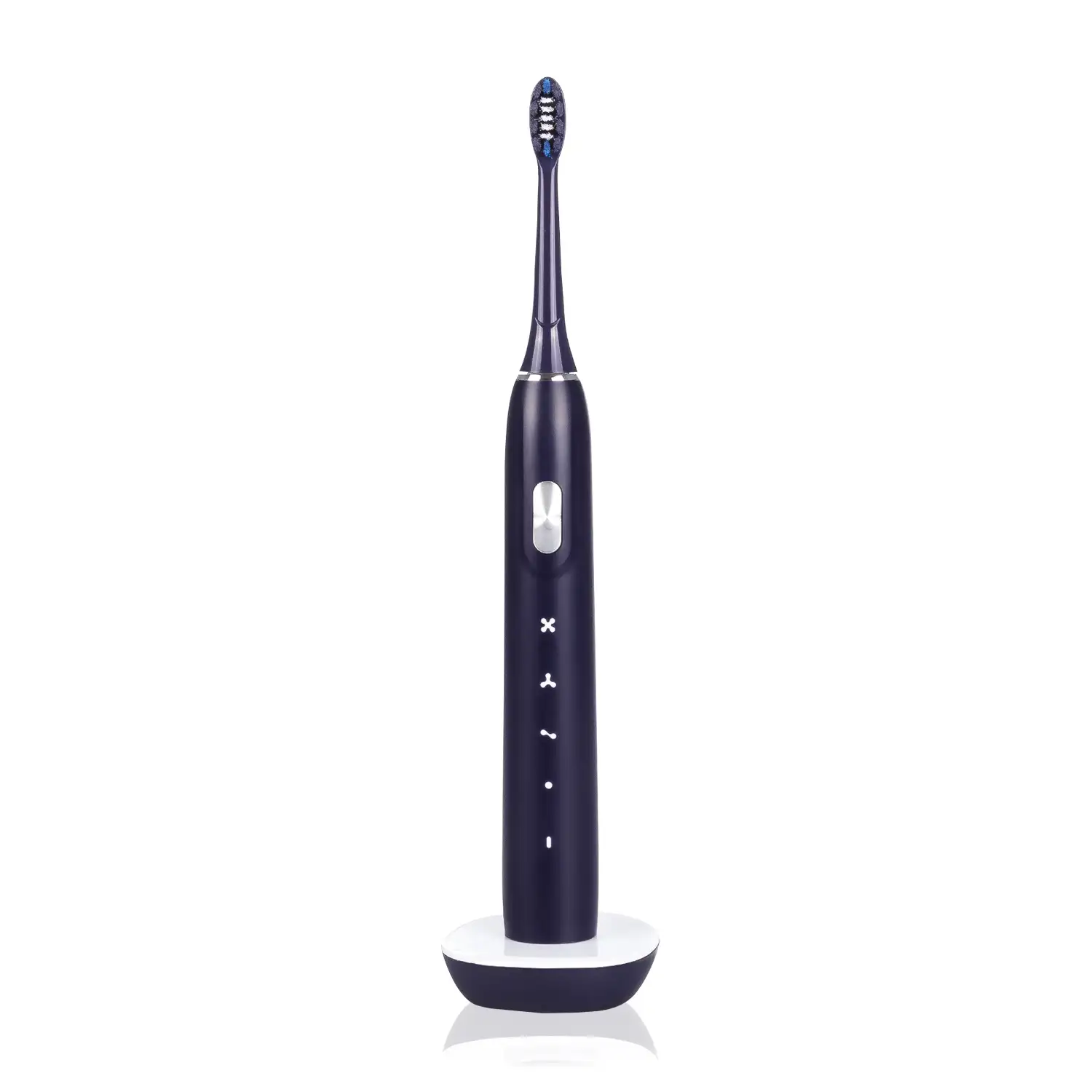 Cepillo de dientes eléctrico sónico ET06 con 4 modos de cepillado y base de carga. Incluye 2 cabezales.