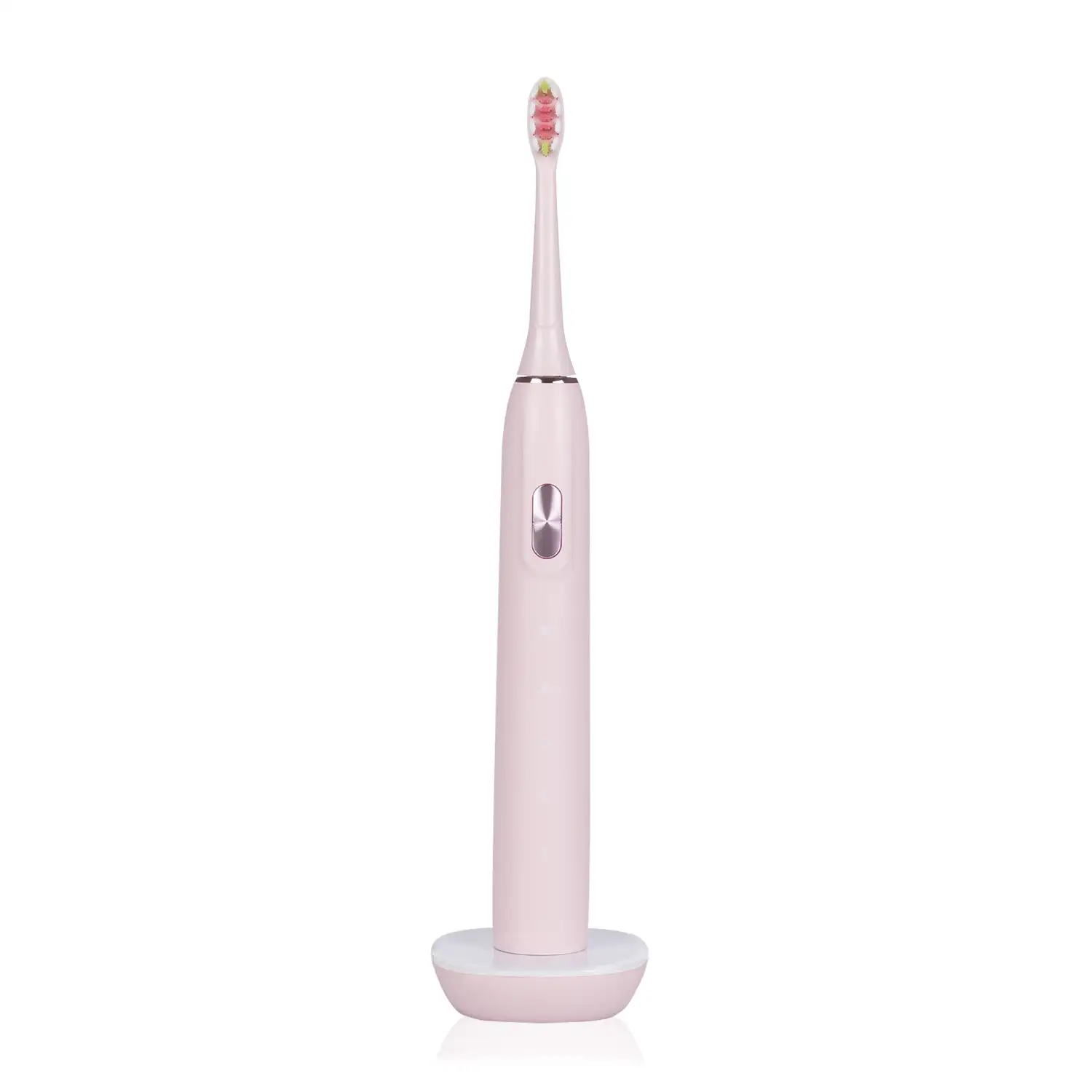 Cepillo dental eléctrico sónico ET06 con 4 modos de cepillado y base de carga. Incluye 2 cabezales.