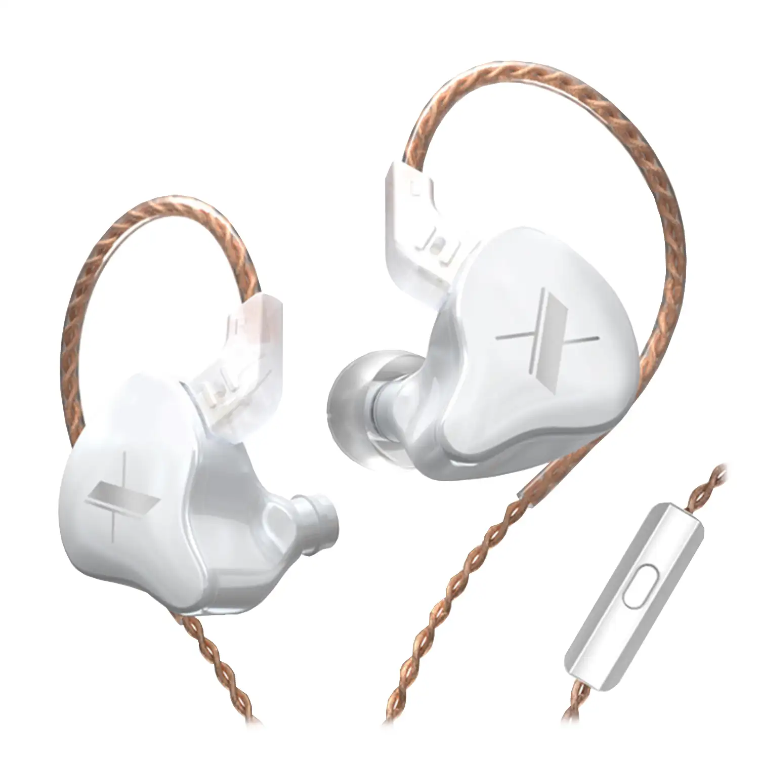 Auriculares dinámicos in-ear KZ EDX de alta fidelidad. Cable con micro, conexión jack 3,5mm.