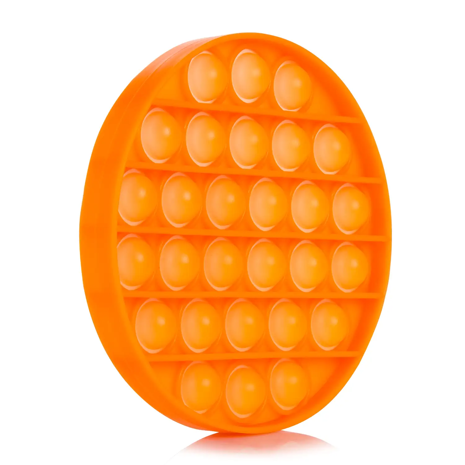 Bubble Pop It juguete sensitivo desestresante, burbujas de silicona para apretar y pulsar. Diseño redondo.