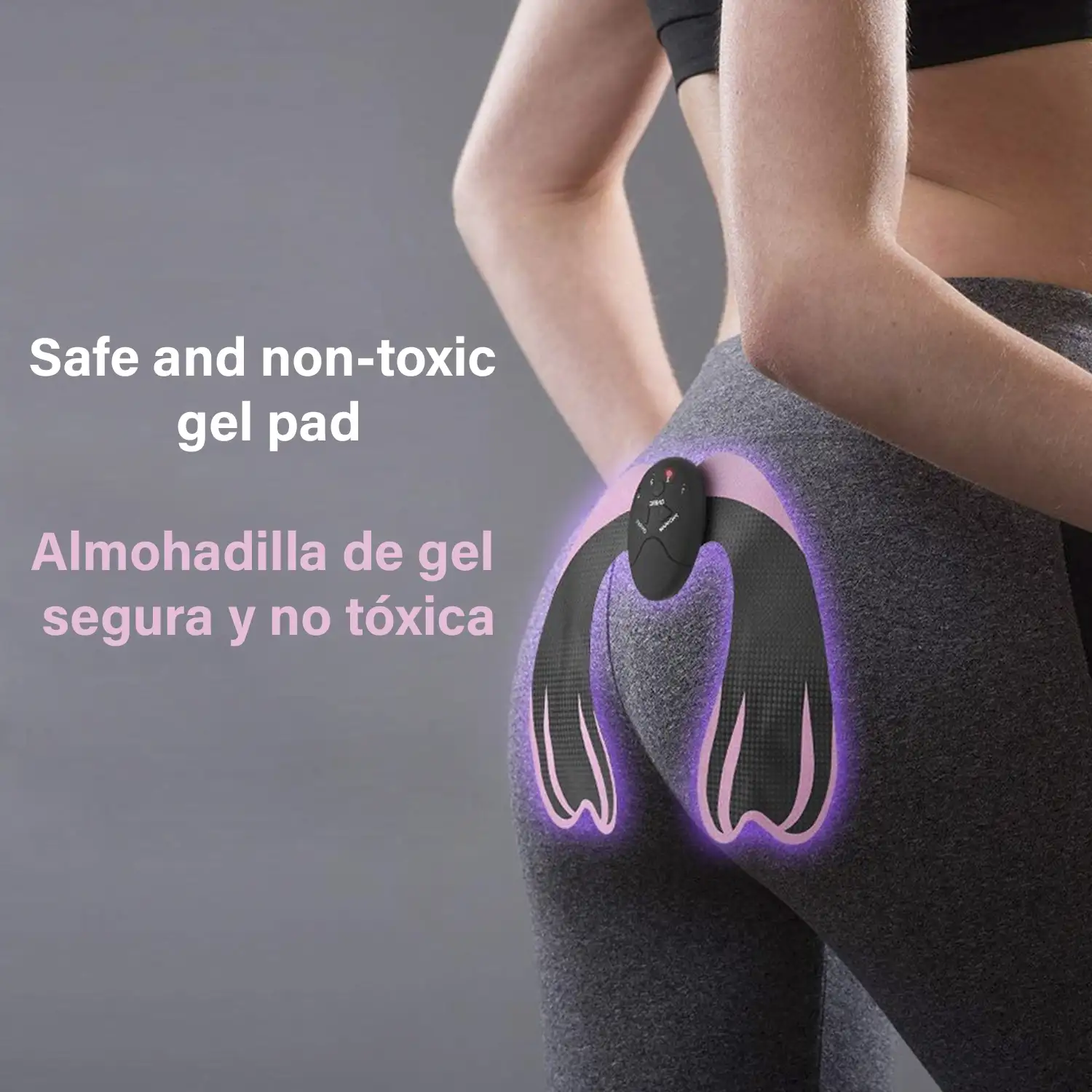 Electroestimulador muscular especial para glúteos. Masajeador eléctrico,  estimulador tonificador.