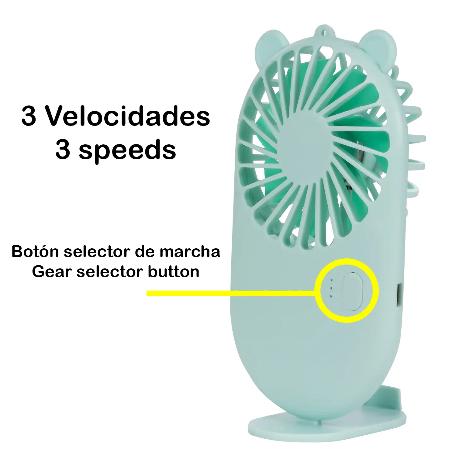 Mini Ventilador Usb Para Escritorio Buena Potencia (4,25