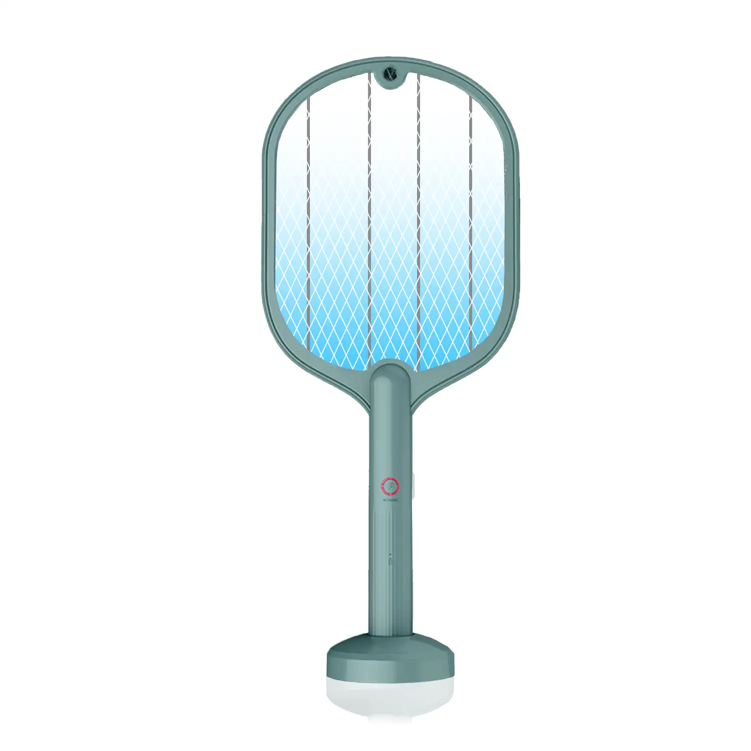 Raqueta eléctrica WP-07 mata mosquitos, moscas y polillas. Batería de litio. Luz ultravioleta 360°.
