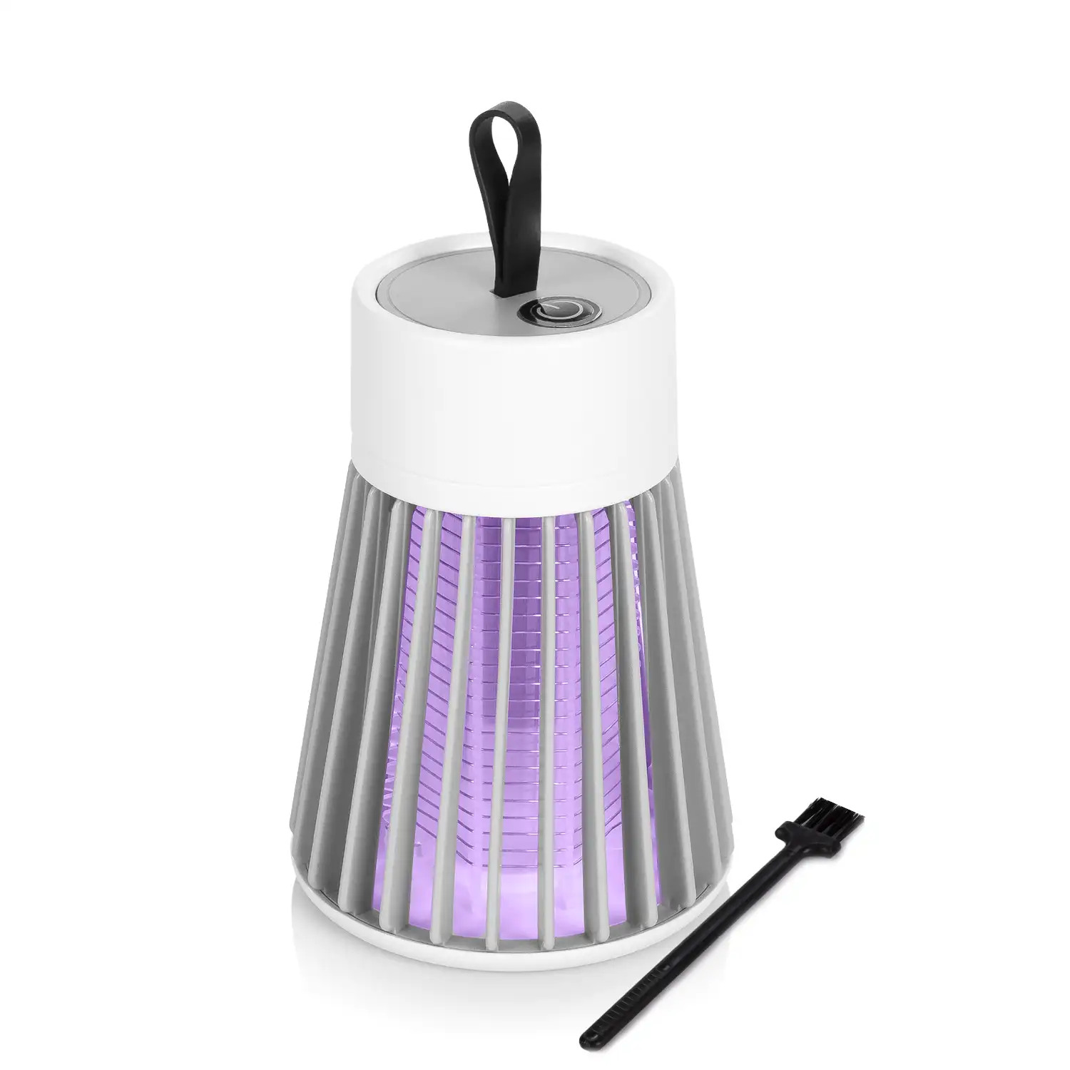 Atrapa mosquitos eléctrico BG-002 portátil con batería. Luz de 365 NM para atrapar mosquitos.