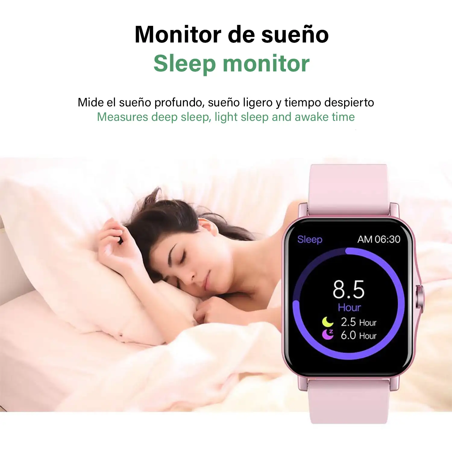 Smartwatch ZW23 con termómetro corporal, tensión y O2 en sangre. Incluye 15 modos deportivos.