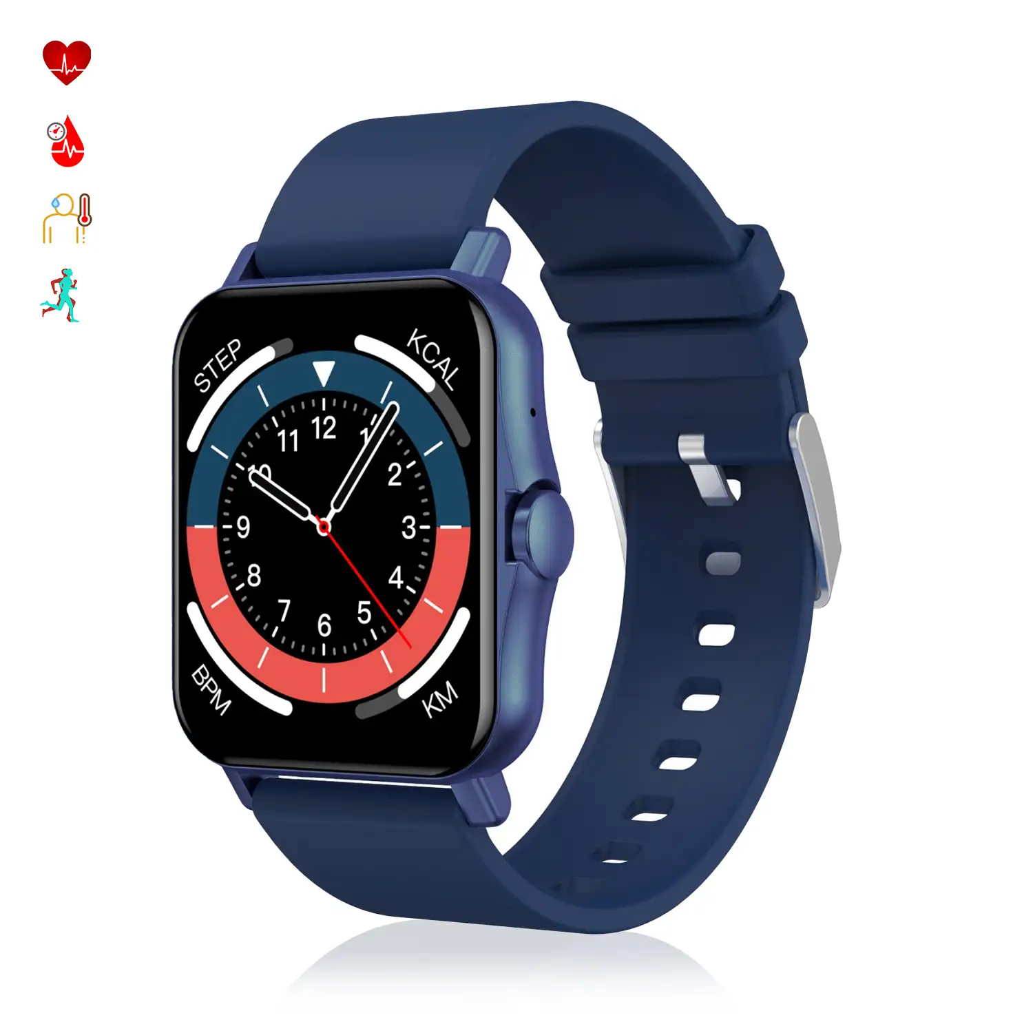 Smartwatch ZW23 con termómetro corporal, tensión y O2 en sangre. Incluye 15 modos deportivos.