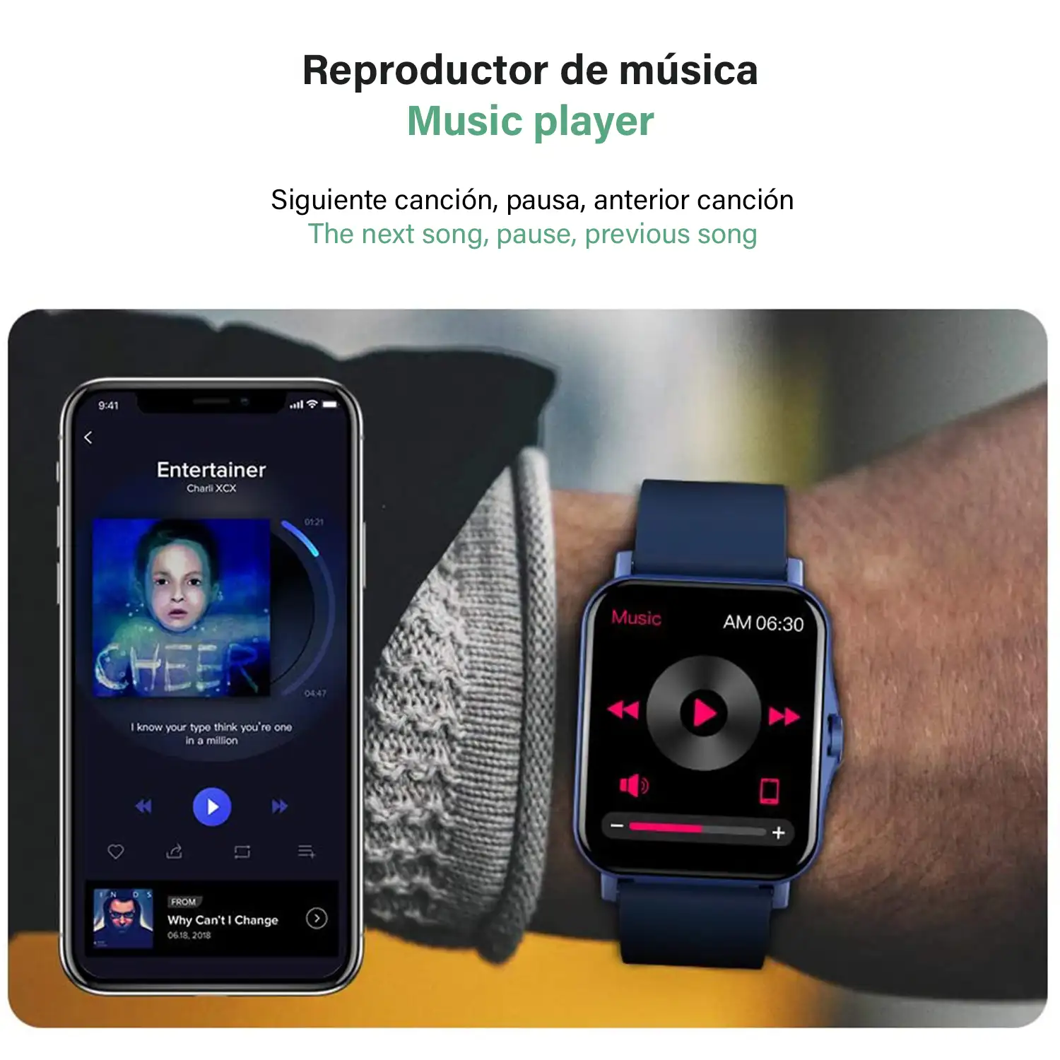 Smartwatch ZW23 con termómetro corporal, tensión y O2 en sangre. Incluye 15 modos deportivos.