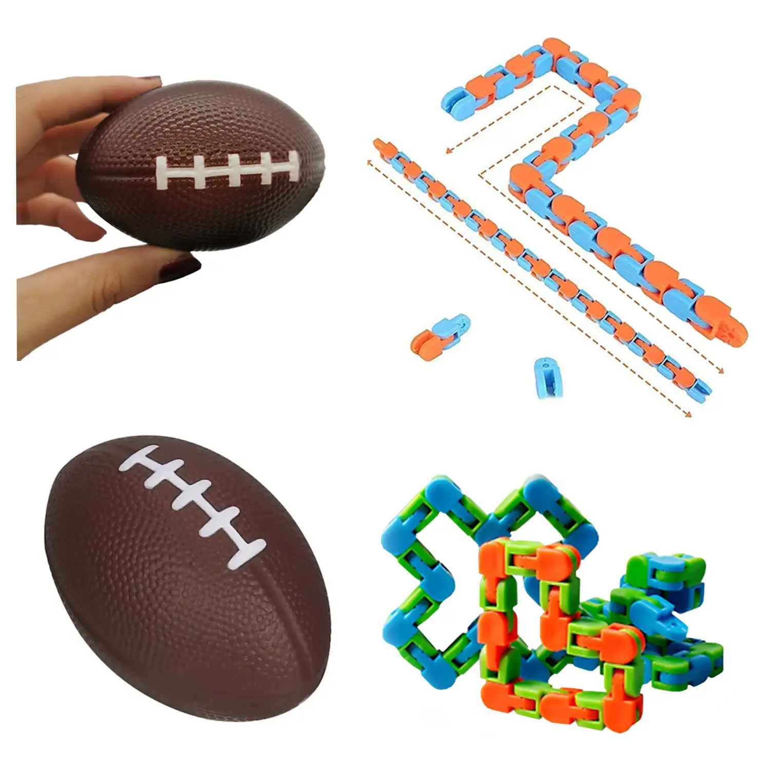 Pack de Fidget Toys anti estrés. Juguetes y accesorios variados.