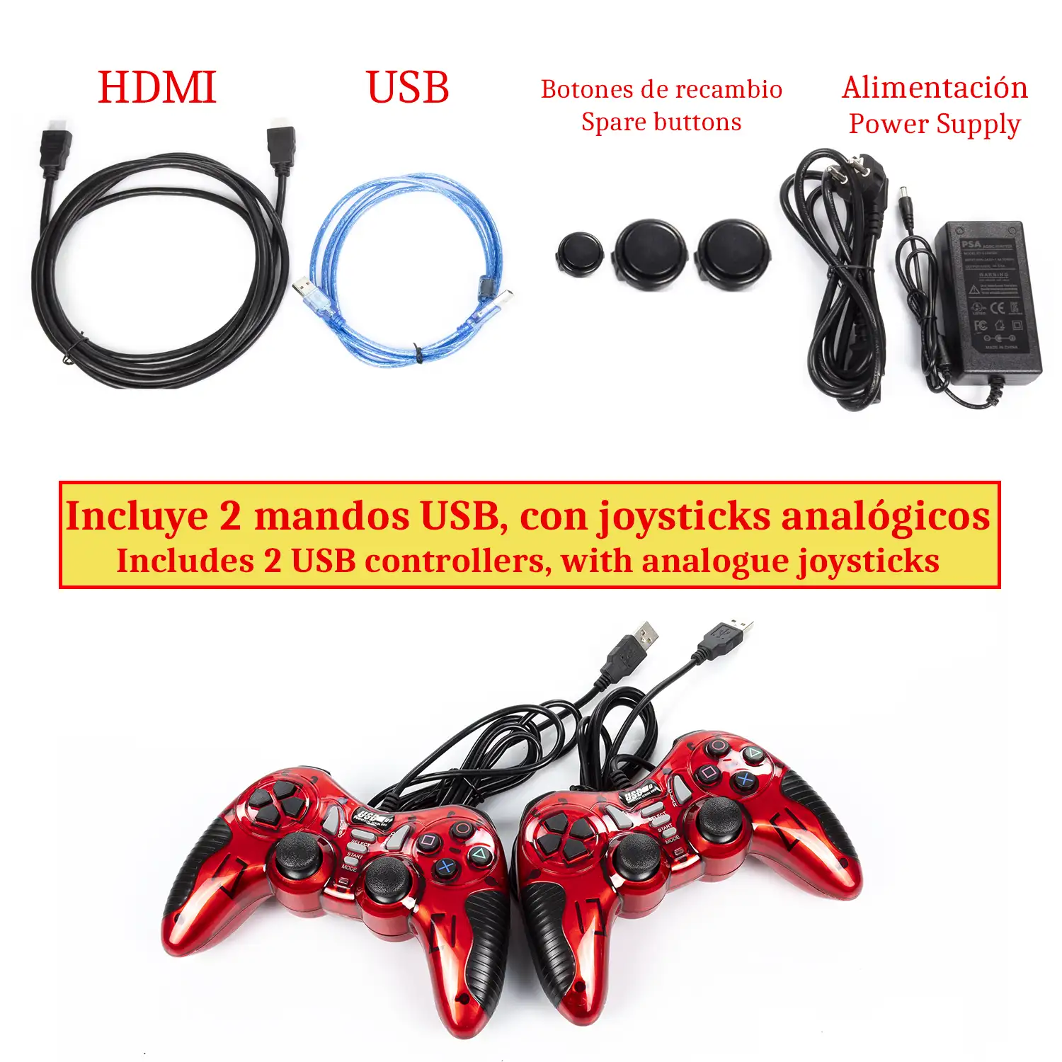 Maquina De Juegos Arcade Pandora 40s Doble Jugador Hdmi VGA